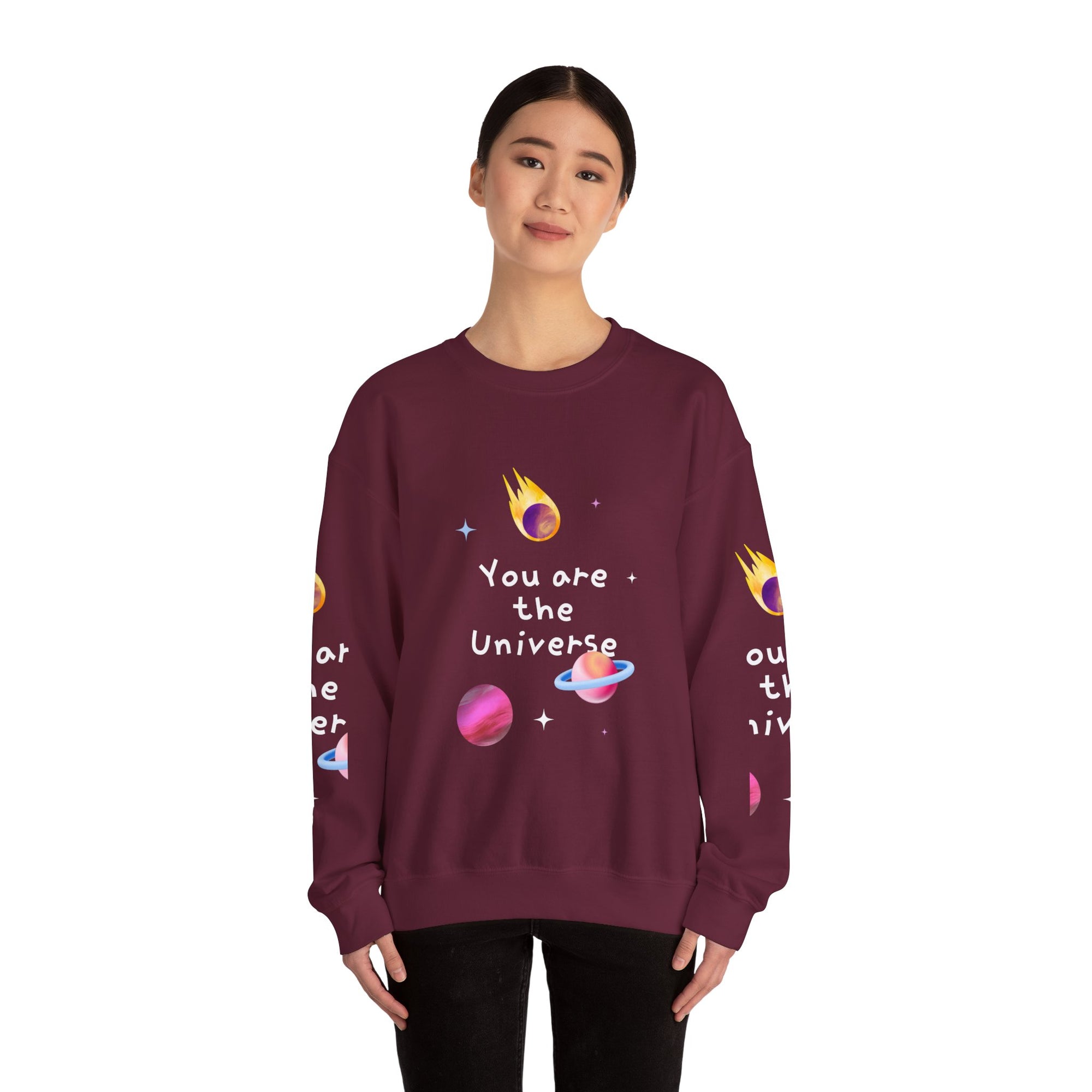 You Are The Universe Customized Unisex Heavy Blend™ Crewneck Sweatshirt
