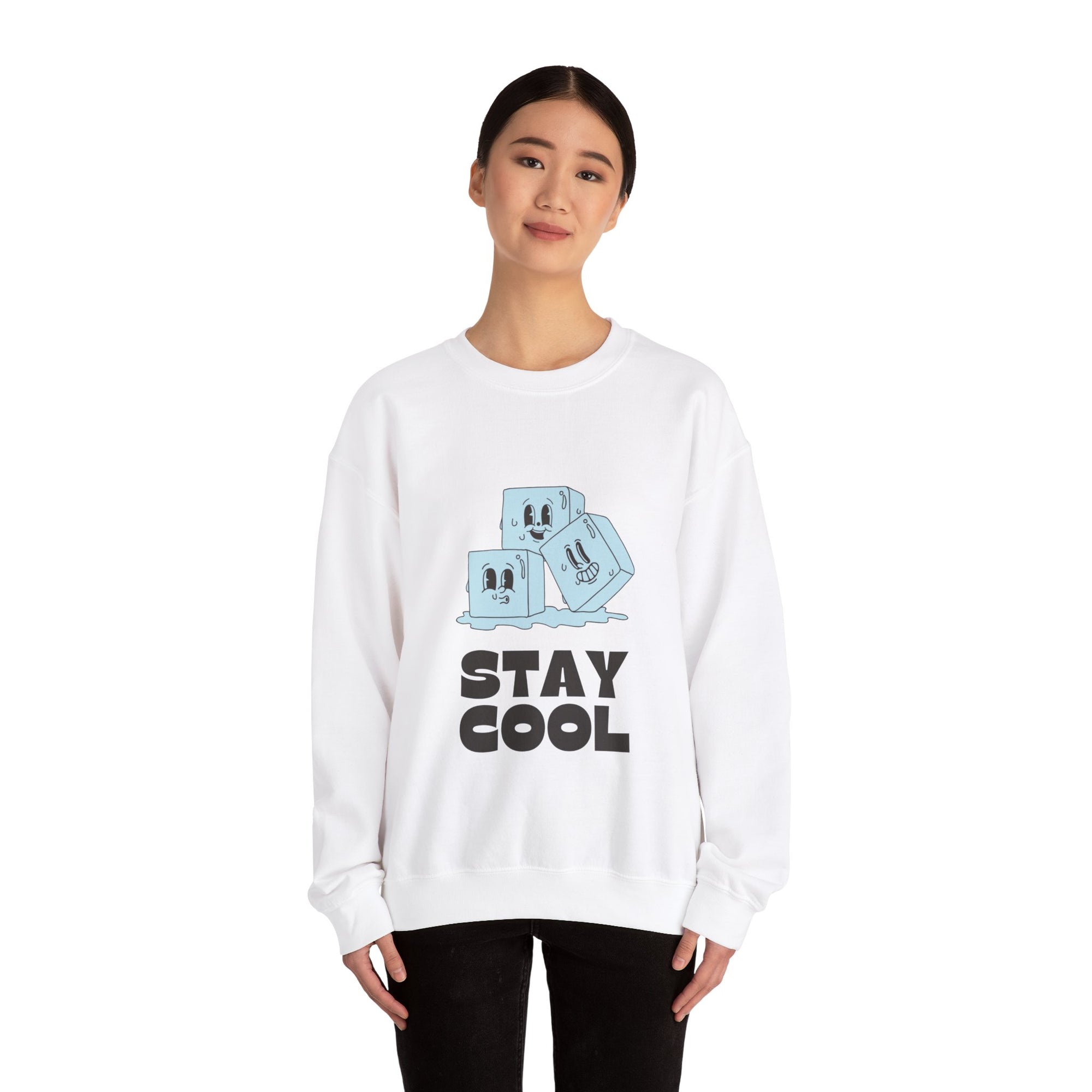 Stay Cool Customized Unisex Heavy Blend™ Crewneck Sweatshirt