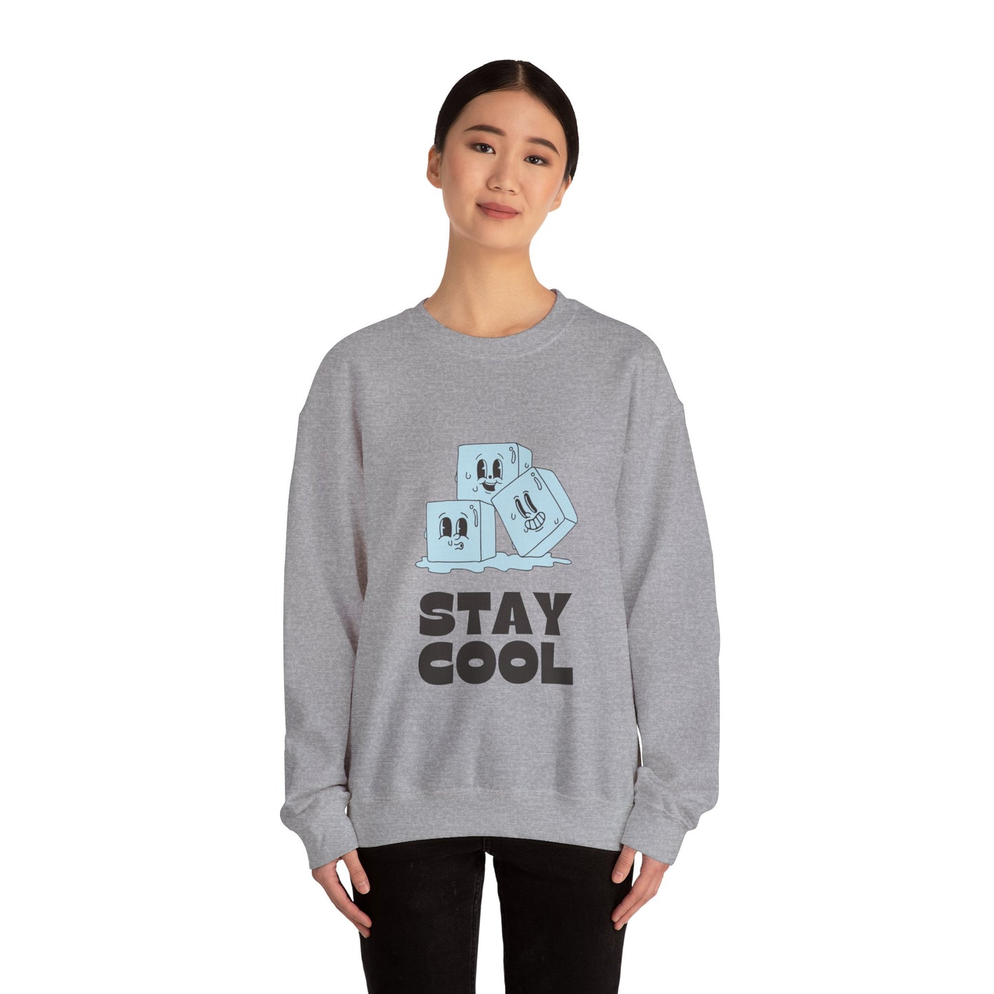 Stay Cool Customized Unisex Heavy Blend™ Crewneck Sweatshirt