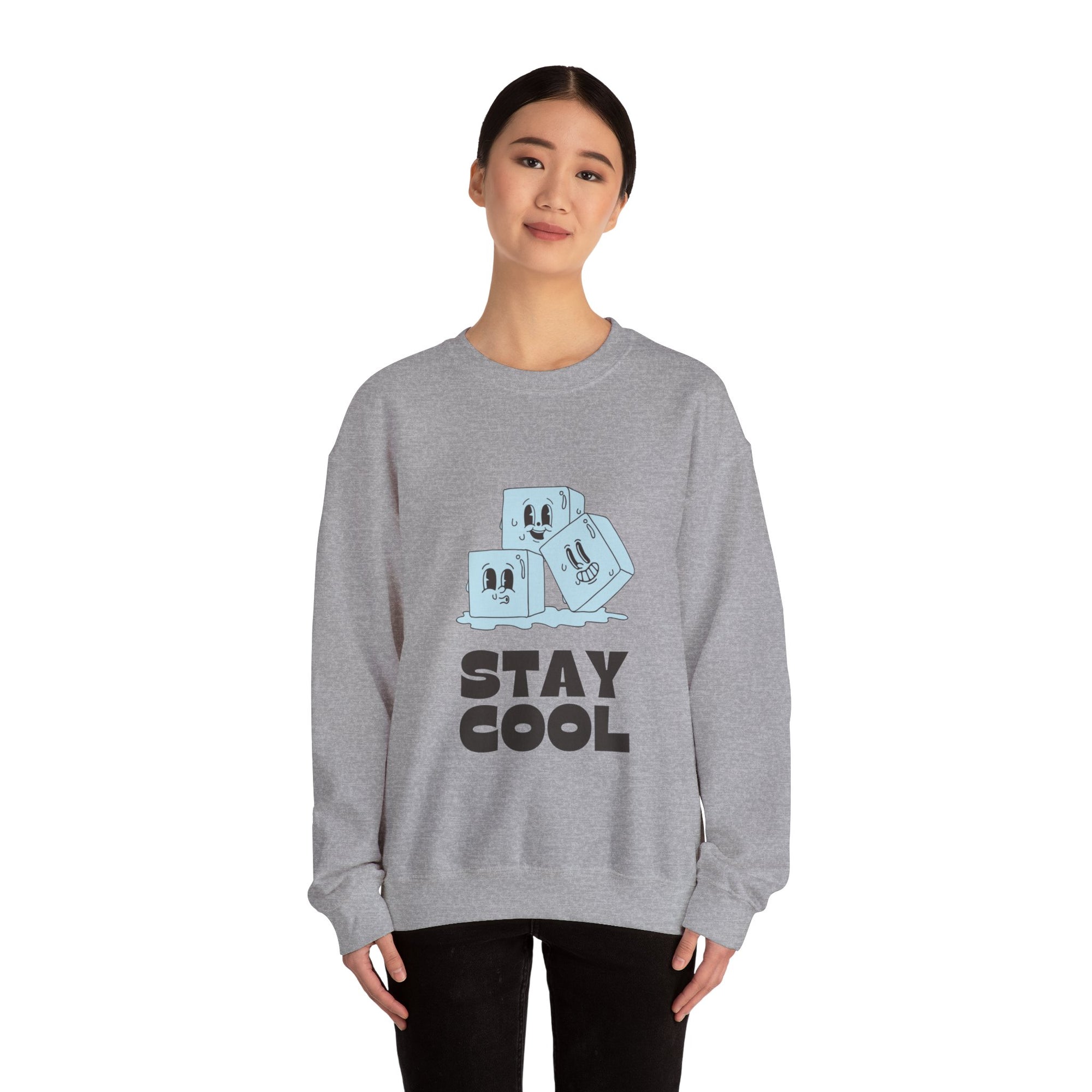 Stay Cool Customized Unisex Heavy Blend™ Crewneck Sweatshirt