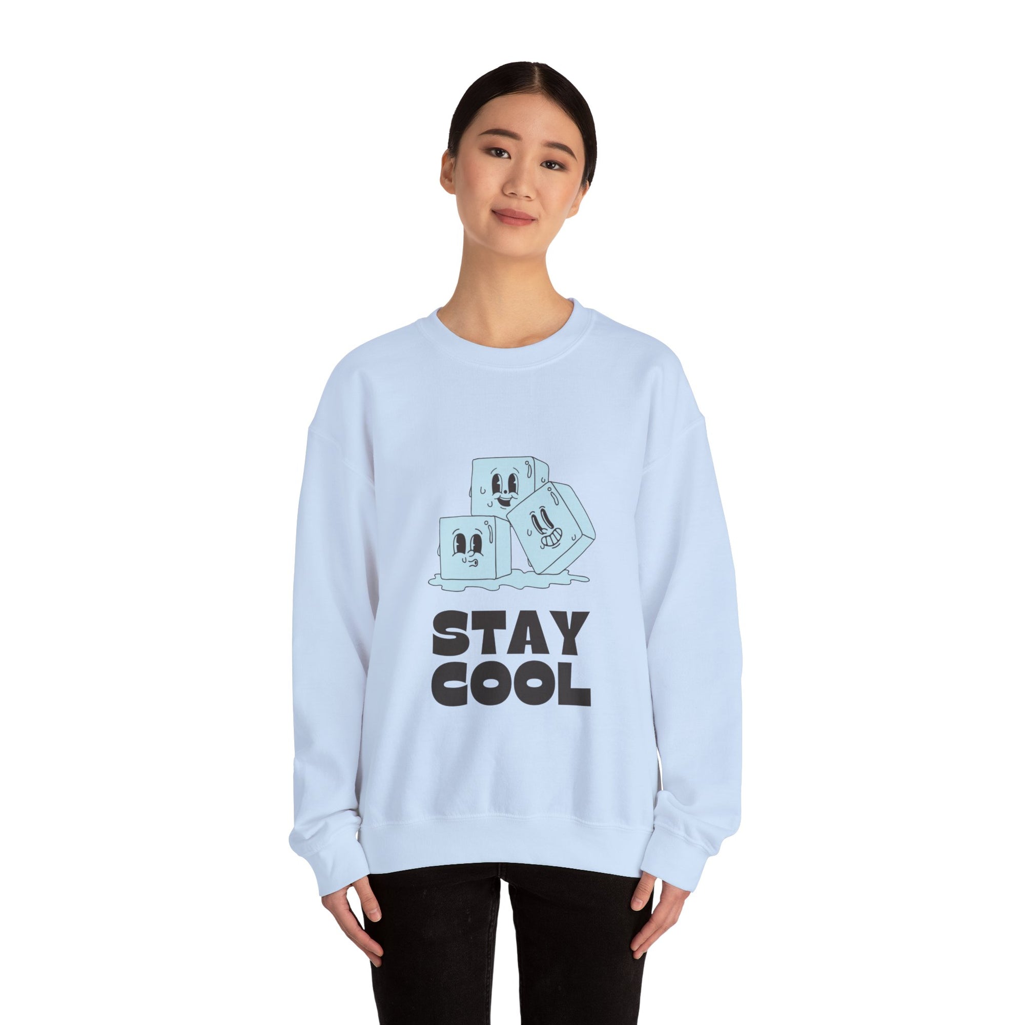 Stay Cool Customized Unisex Heavy Blend™ Crewneck Sweatshirt