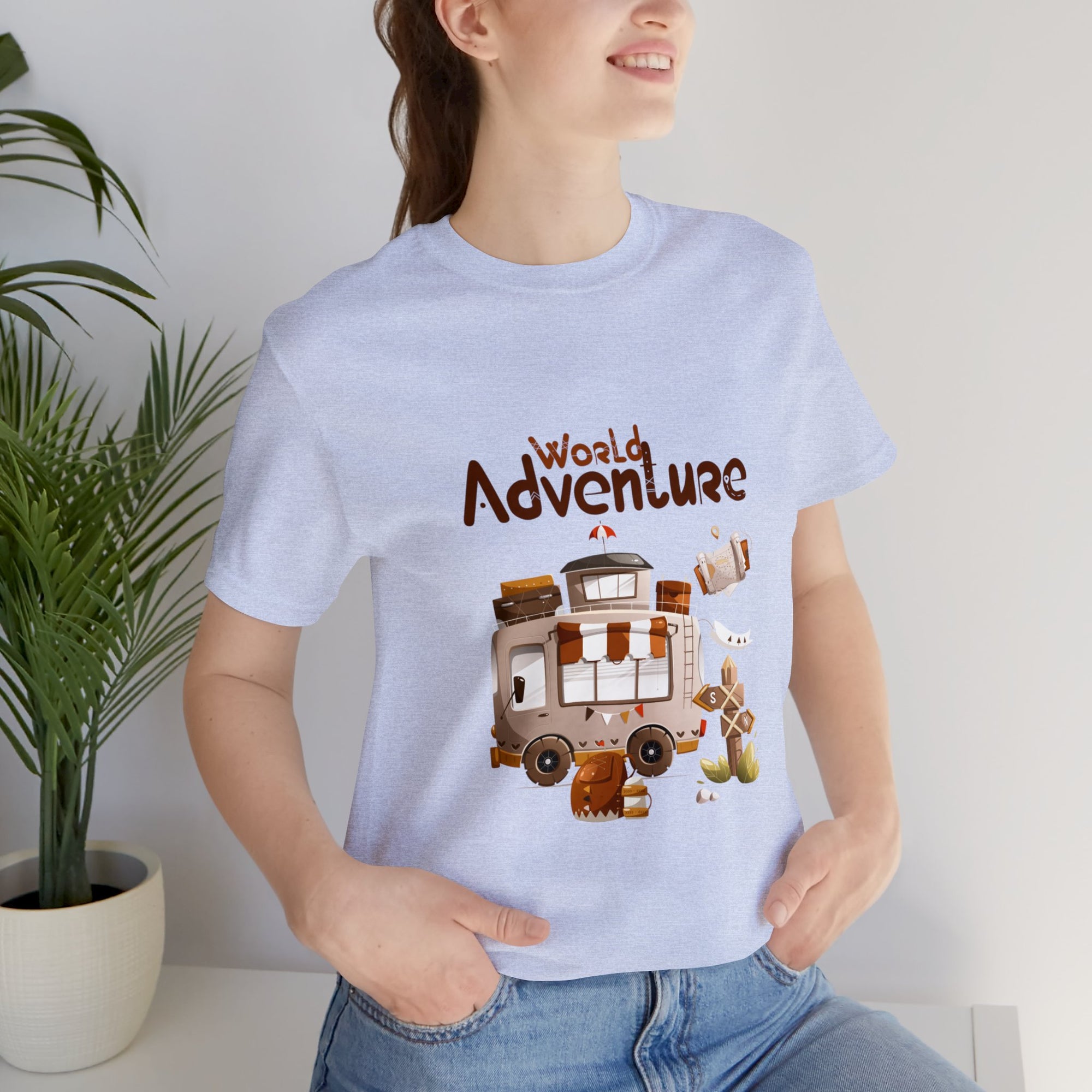 World Adventure Customized Unisex Jersey Short Sleeve Tee