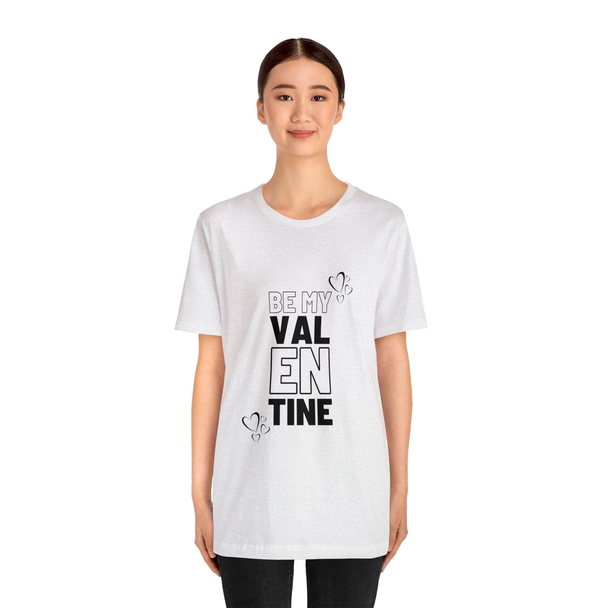 Be My Valentine Customized Unisex Jersey Short Sleeve Tee For Your Love