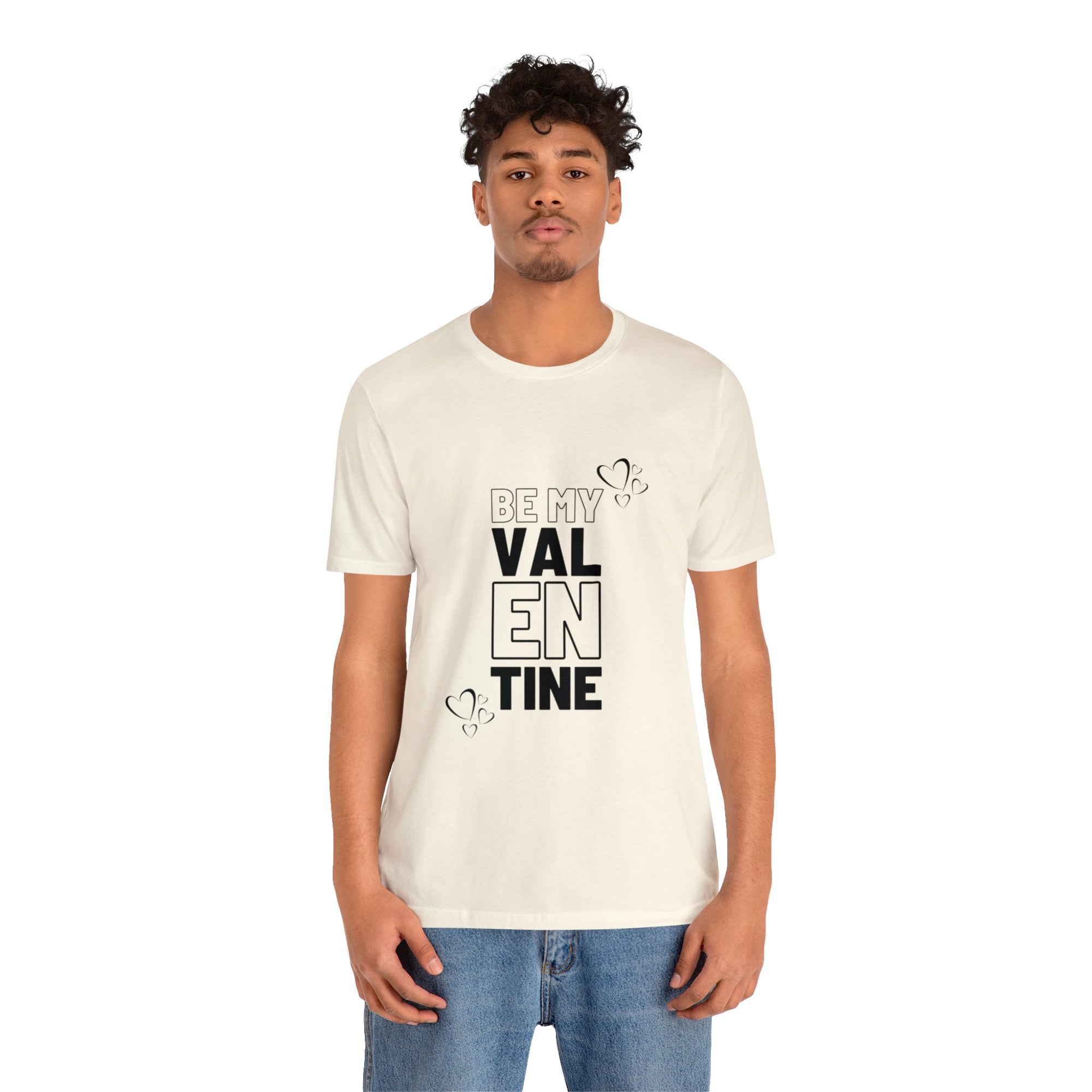 Be My Valentine Customized Unisex Jersey Short Sleeve Tee For Your Love