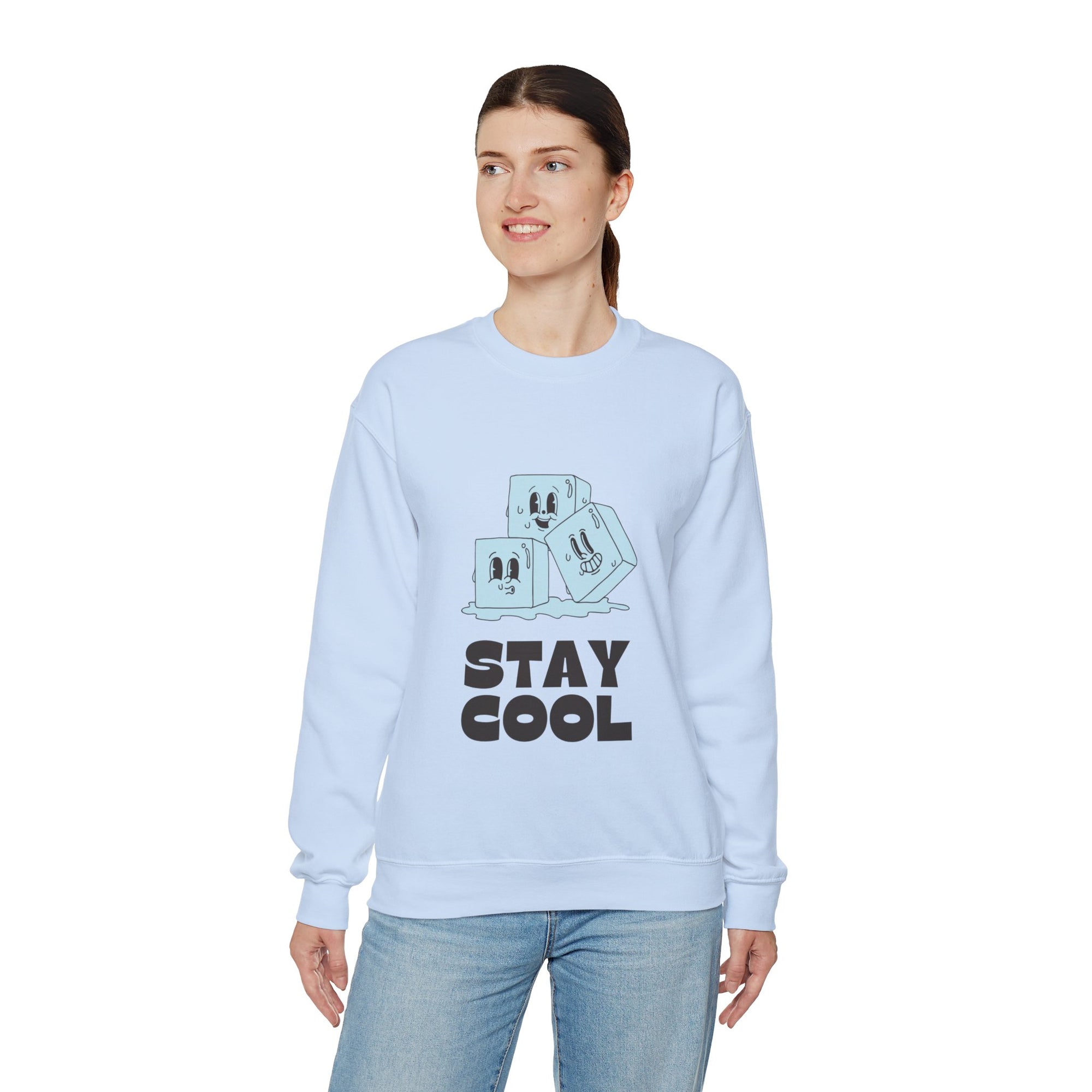 Stay Cool Customized Unisex Heavy Blend™ Crewneck Sweatshirt