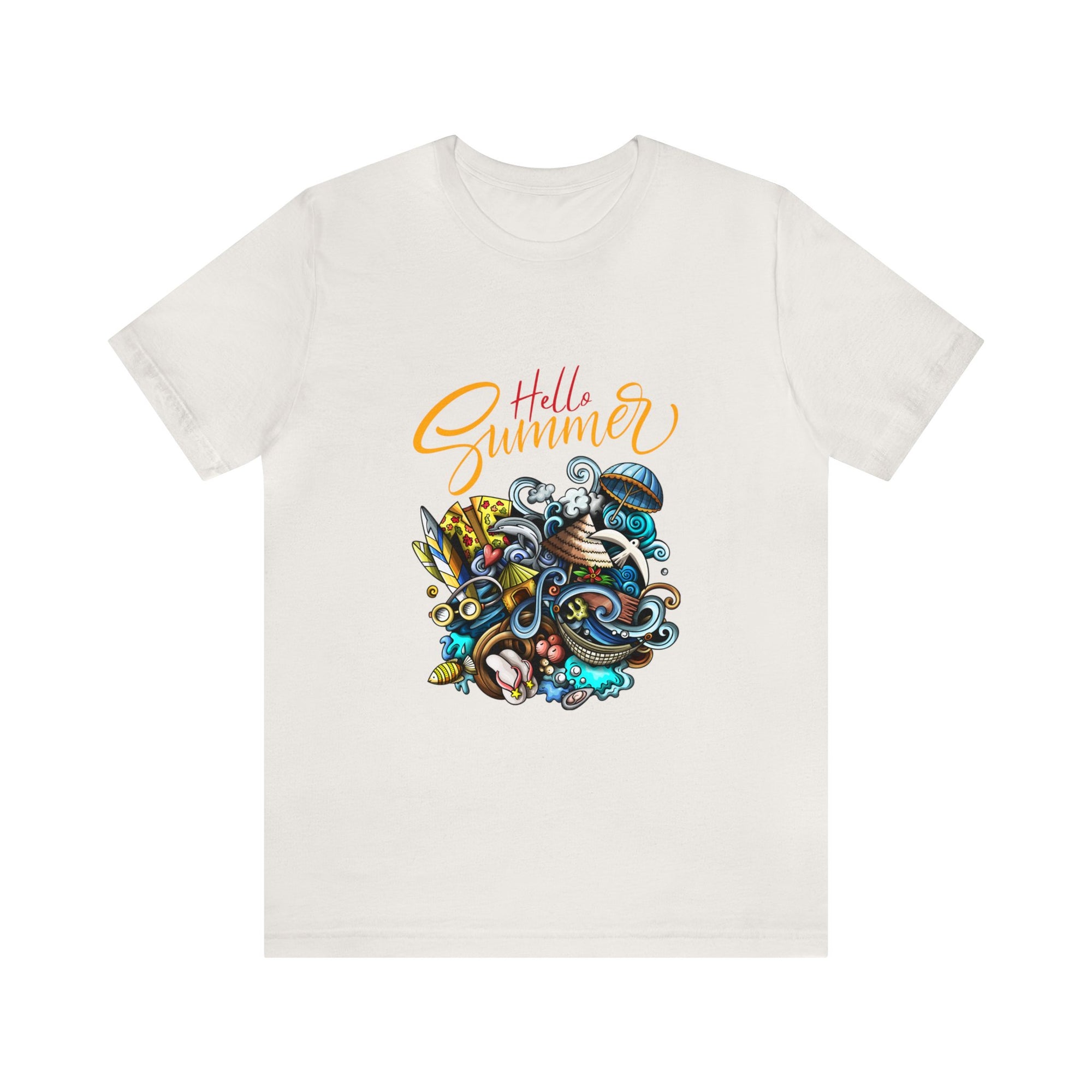 Hello Summer Customized Unisex Jersey Short Sleeve Tee