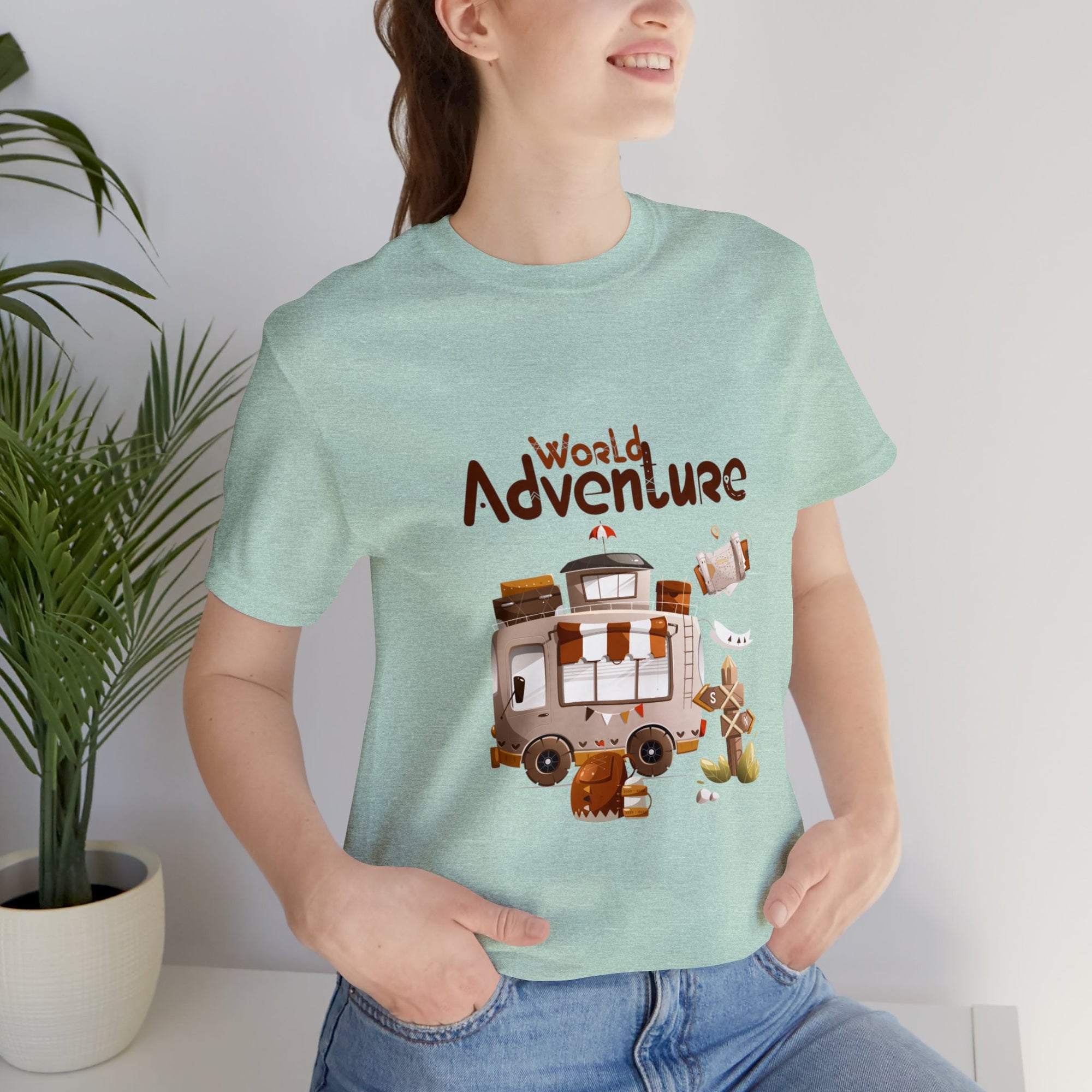 World Adventure Customized Unisex Jersey Short Sleeve Tee