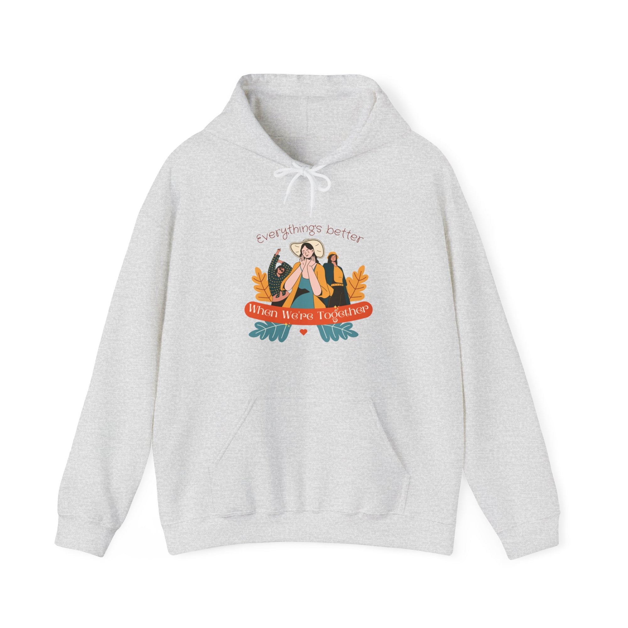 Everything is Better When we are Together Customized Unisex Heavy Blend™ Hooded Sweatshirt