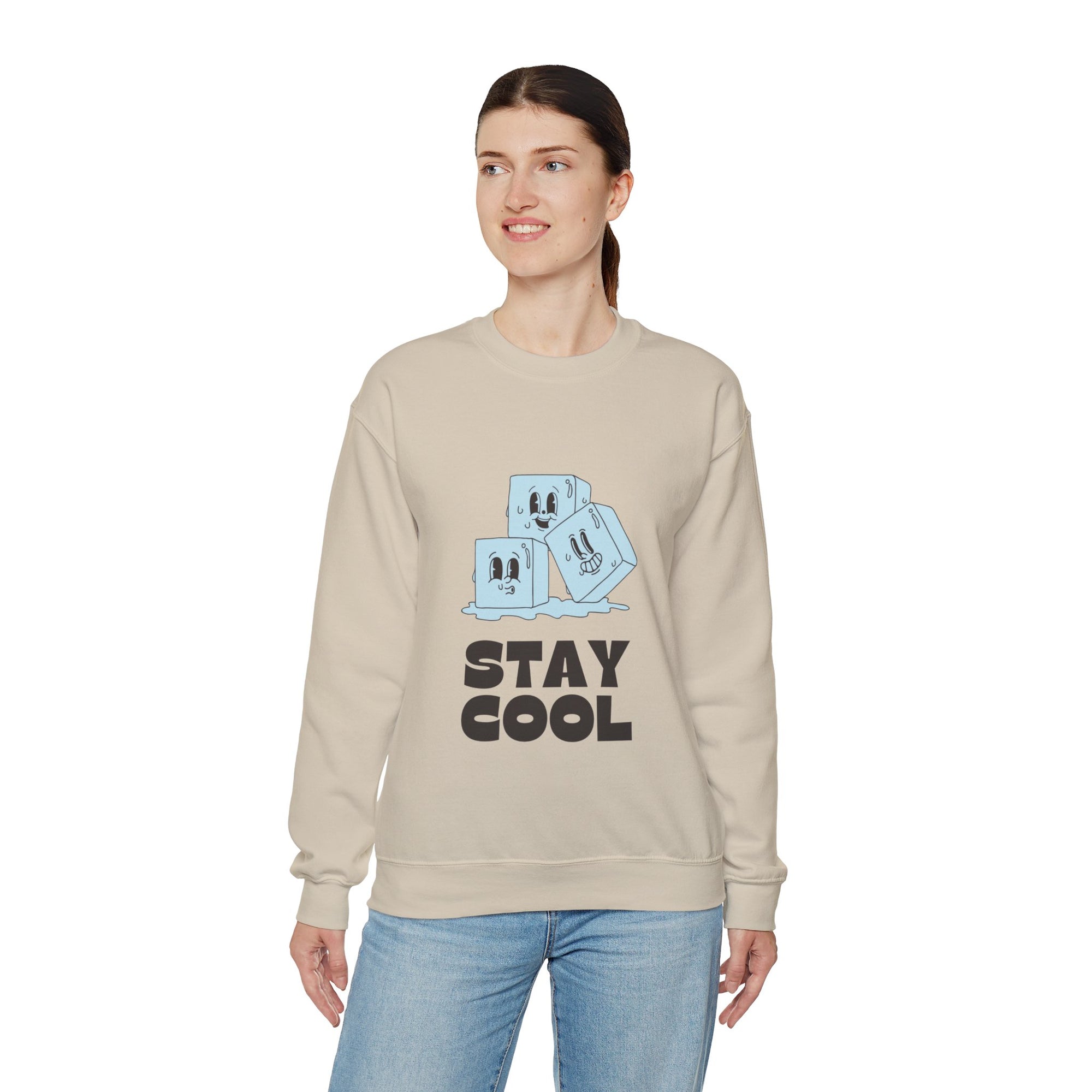 Stay Cool Customized Unisex Heavy Blend™ Crewneck Sweatshirt