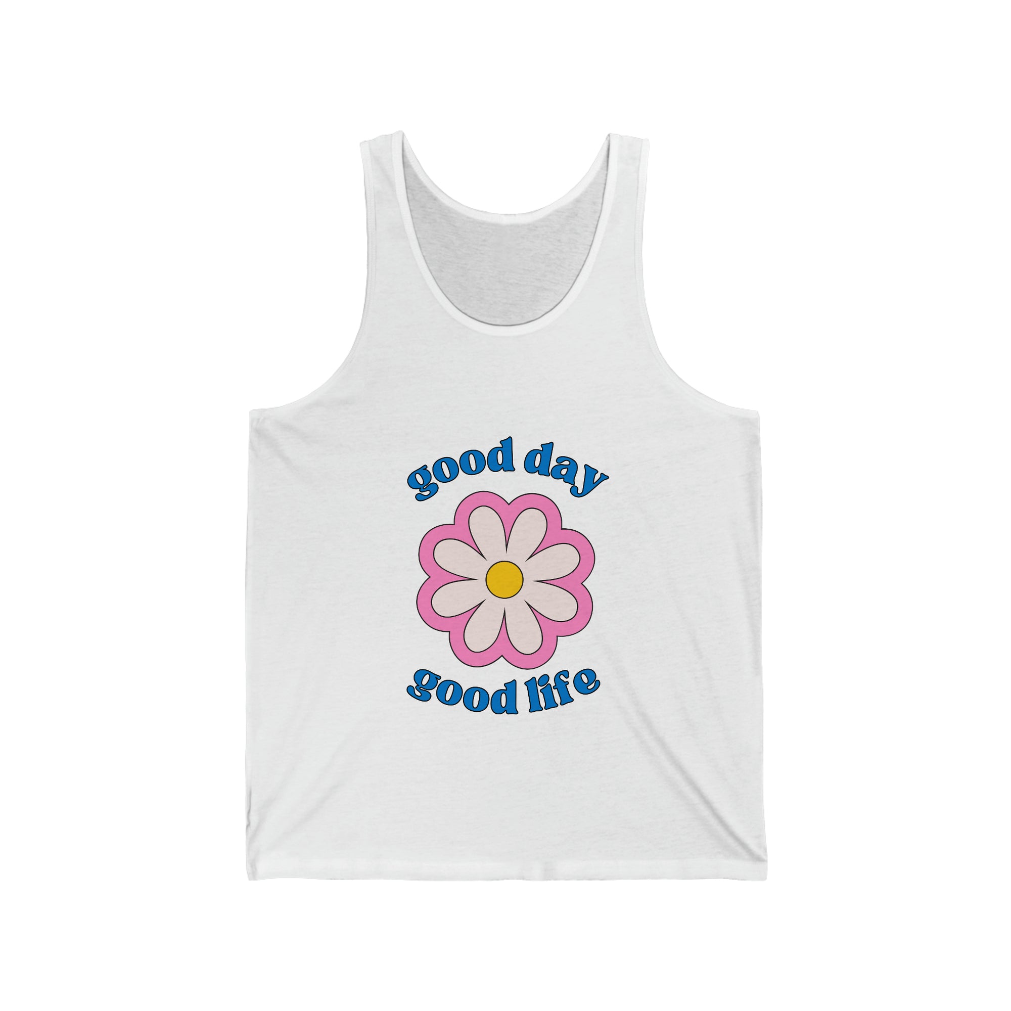 Good Day Good Life Customized Unisex Jersey Tank