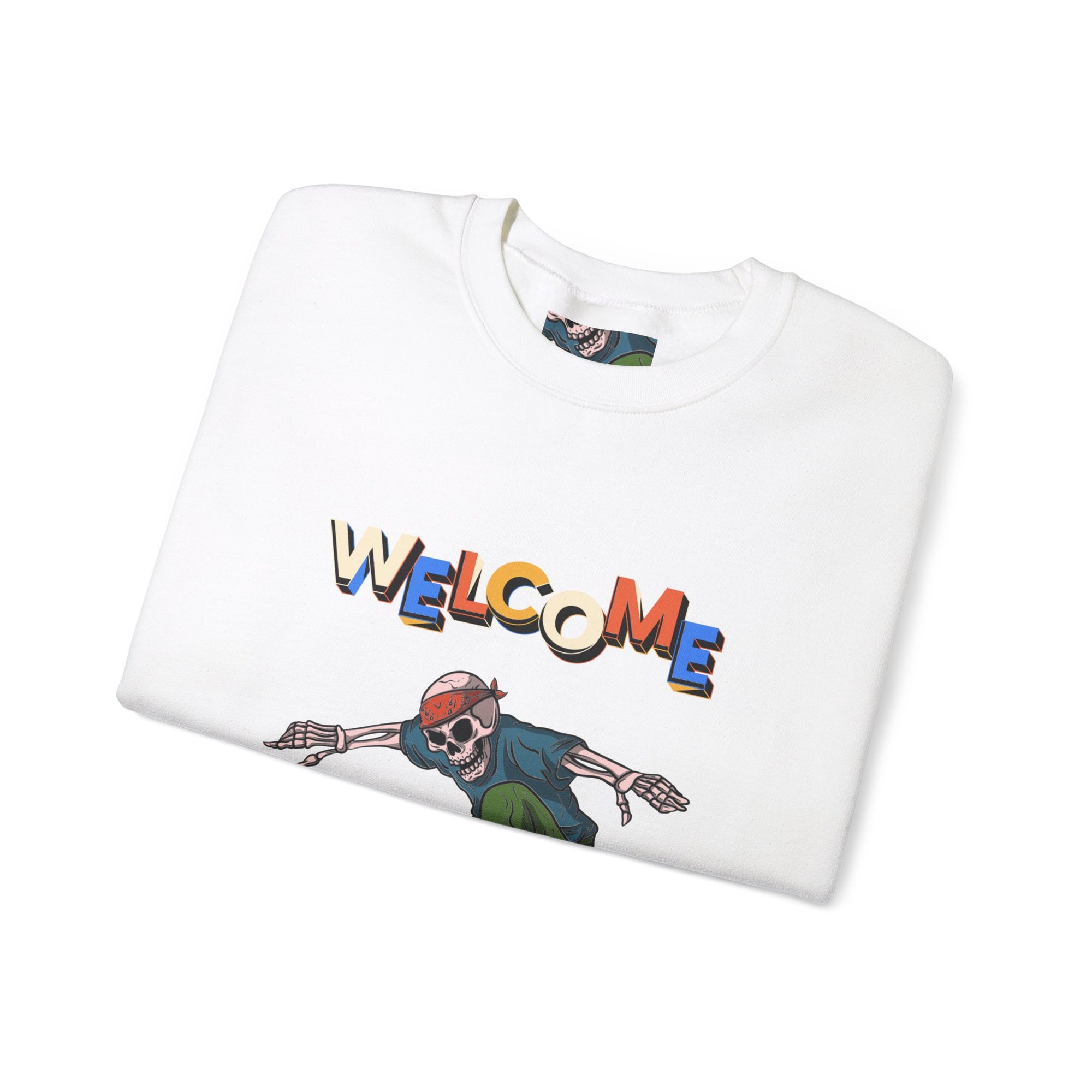 Welcome Skaters Customized Unisex Heavy Blend™ Crewneck Sweatshirt