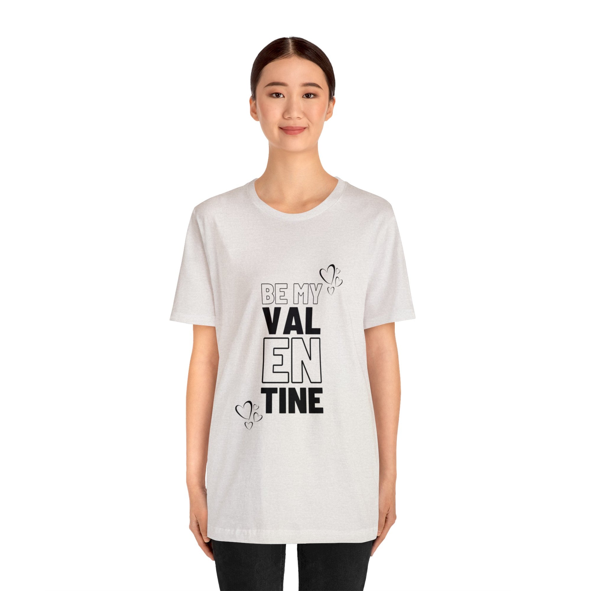 Be My Valentine Customized Unisex Jersey Short Sleeve Tee For Your Love