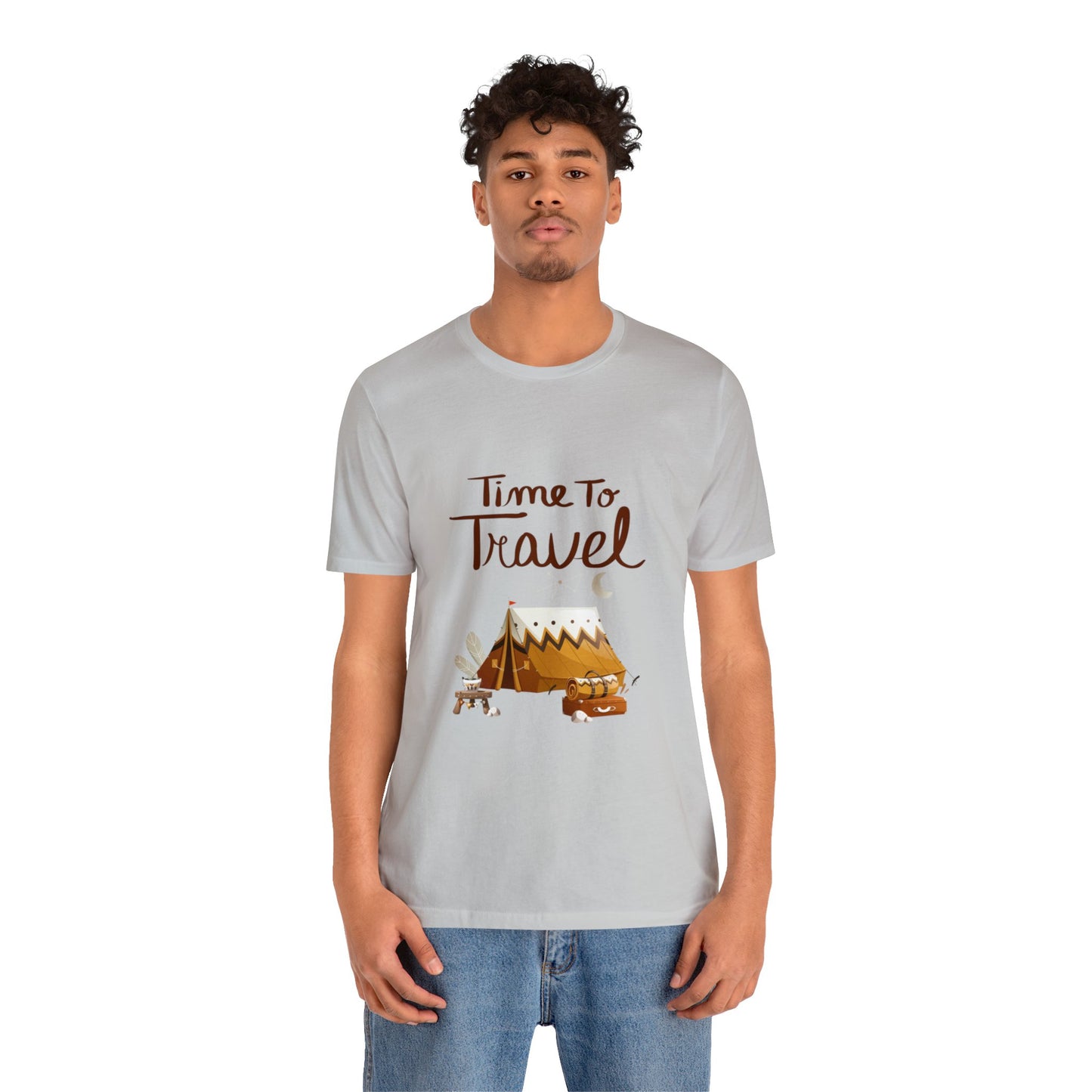 Time To Travel Customized Unisex Jersey Short Sleeve Tee