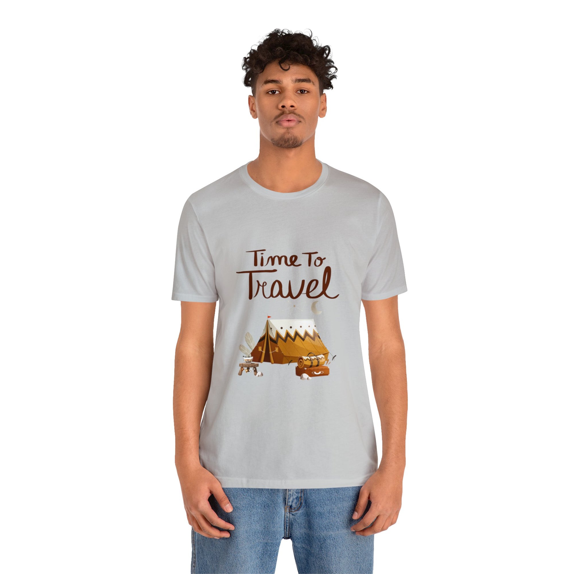 Time To Travel Customized Unisex Jersey Short Sleeve Tee