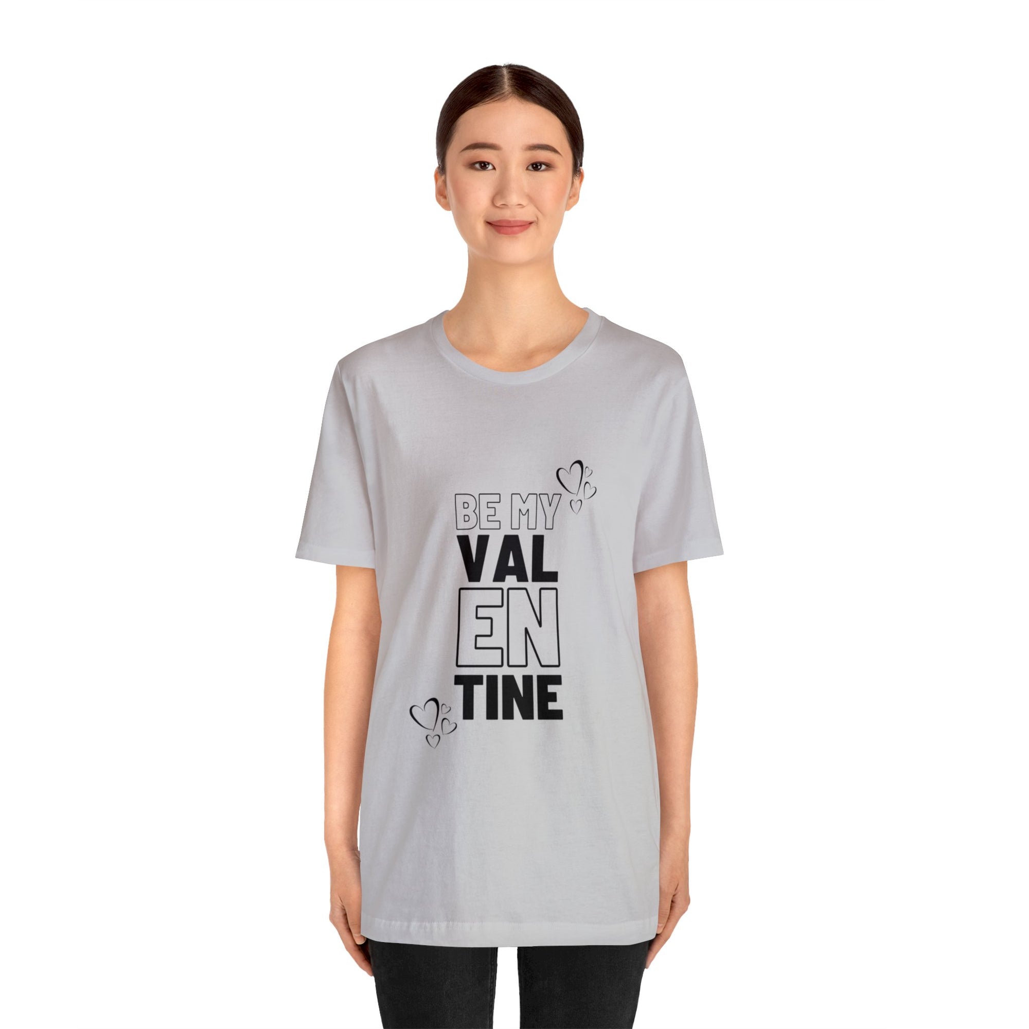 Be My Valentine Customized Unisex Jersey Short Sleeve Tee For Your Love