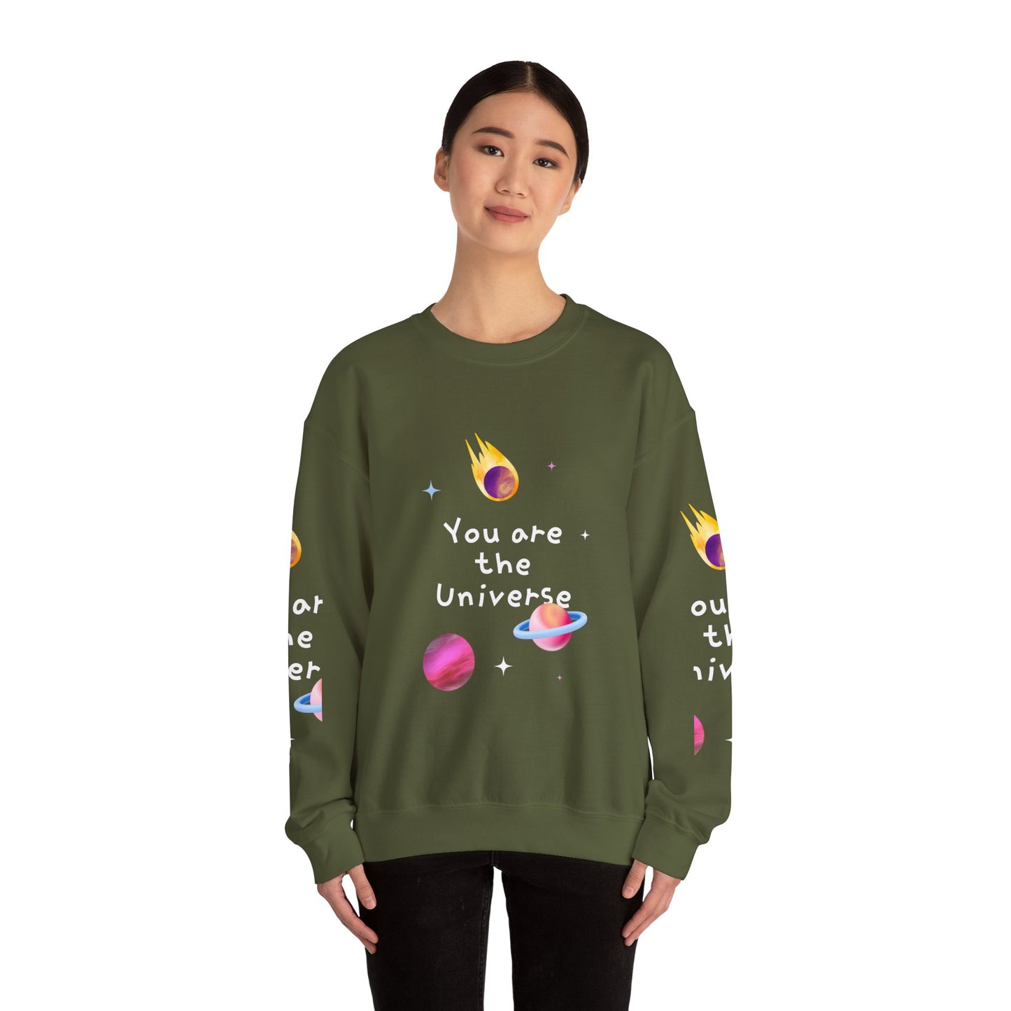 You Are The Universe Customized Unisex Heavy Blend™ Crewneck Sweatshirt