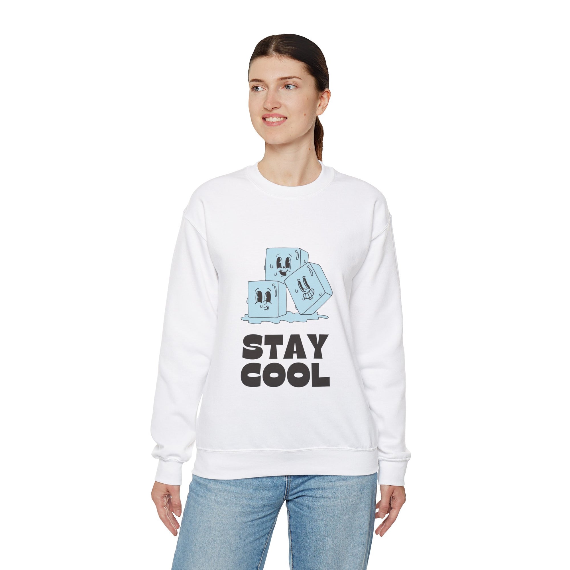 Stay Cool Customized Unisex Heavy Blend™ Crewneck Sweatshirt