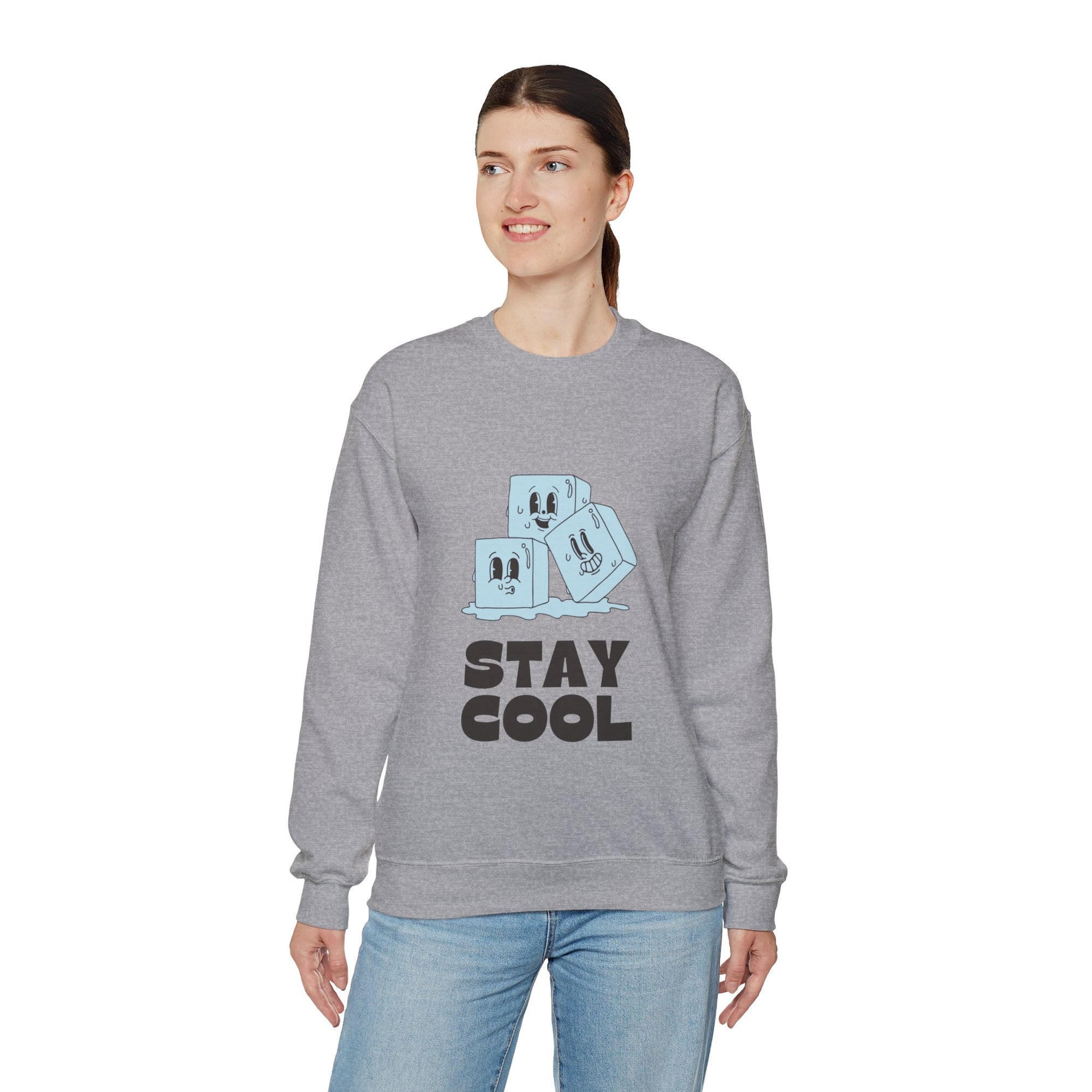 Stay Cool Customized Unisex Heavy Blend™ Crewneck Sweatshirt