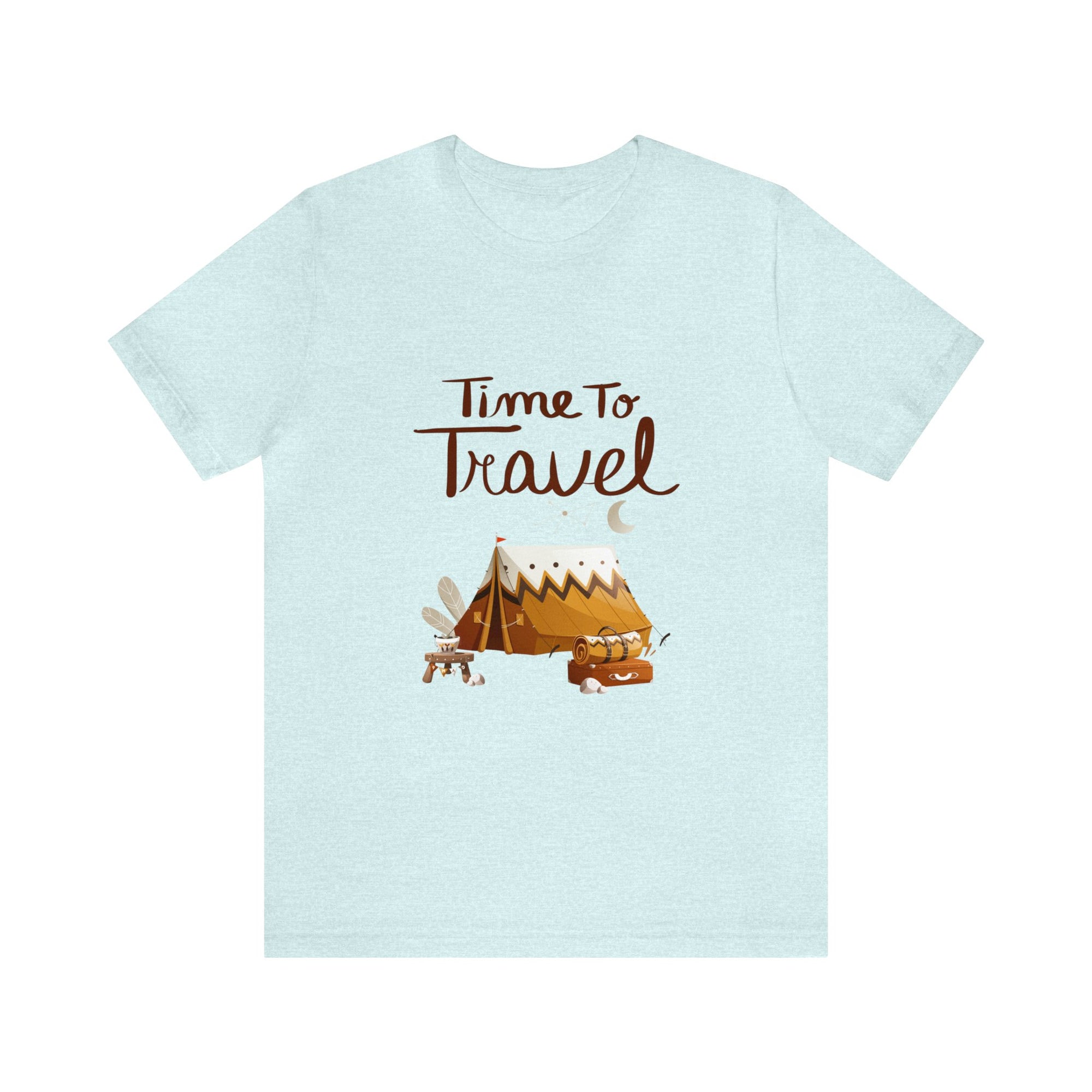 Time To Travel Customized Unisex Jersey Short Sleeve Tee