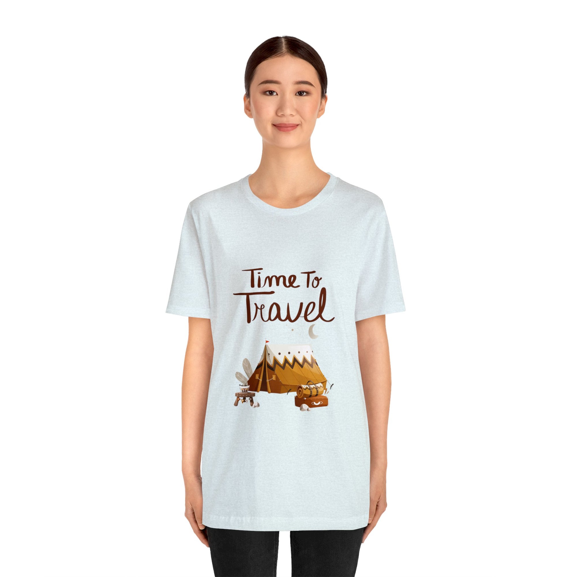 Time To Travel Customized Unisex Jersey Short Sleeve Tee