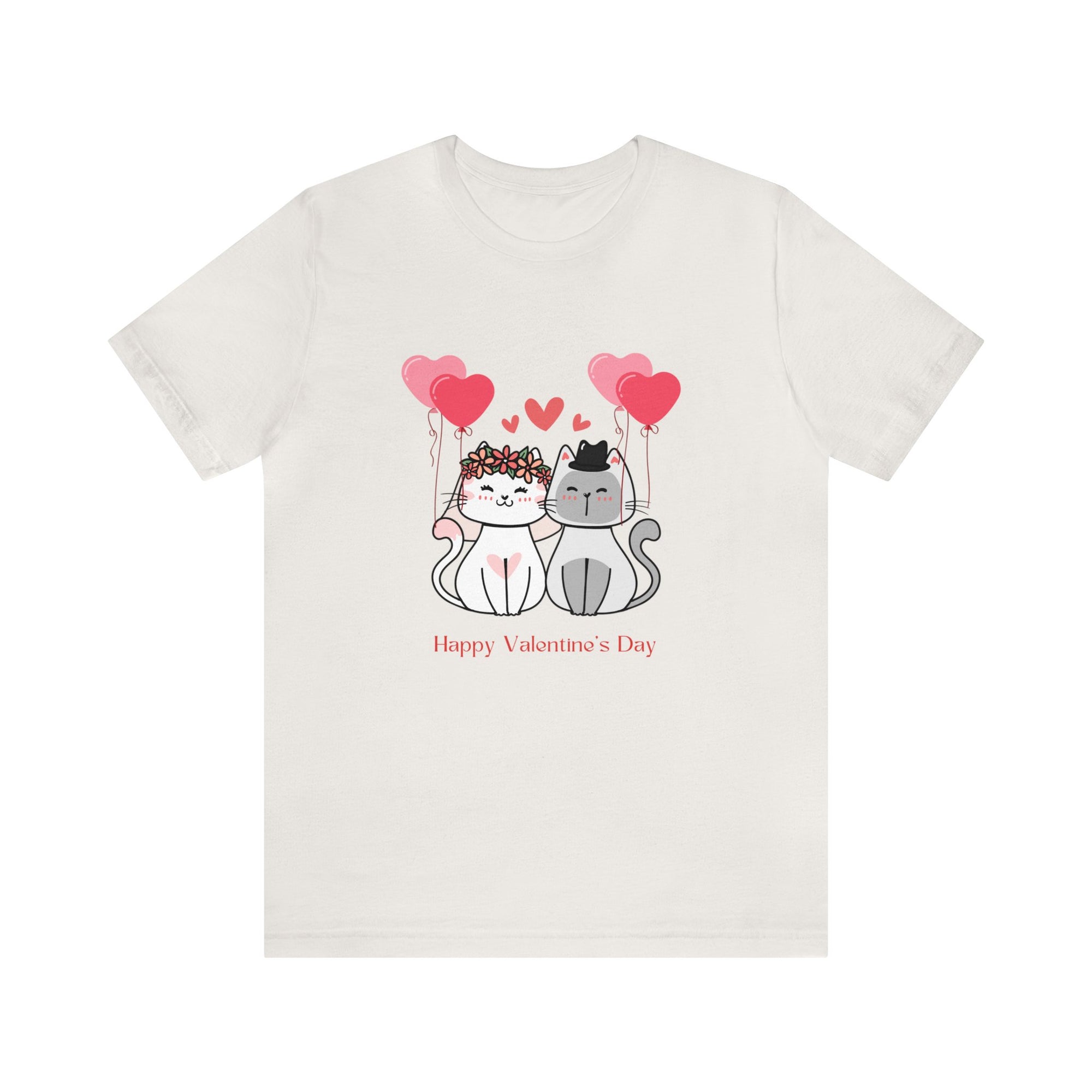 Happy Valentine's Day Customized Unisex Jersey Short Sleeve Tee