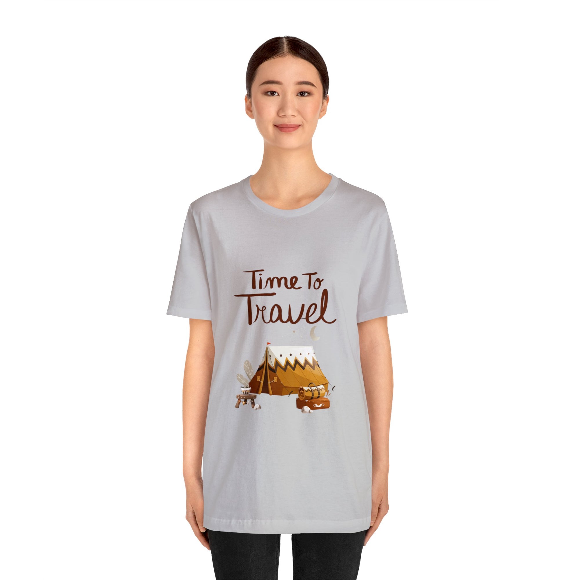 Time To Travel Customized Unisex Jersey Short Sleeve Tee