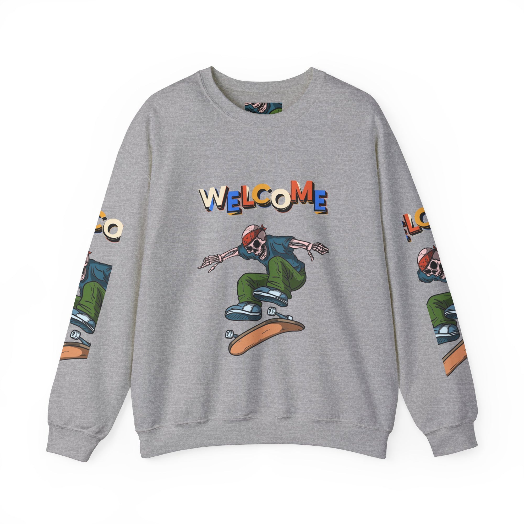 Welcome Skaters Customized Unisex Heavy Blend™ Crewneck Sweatshirt