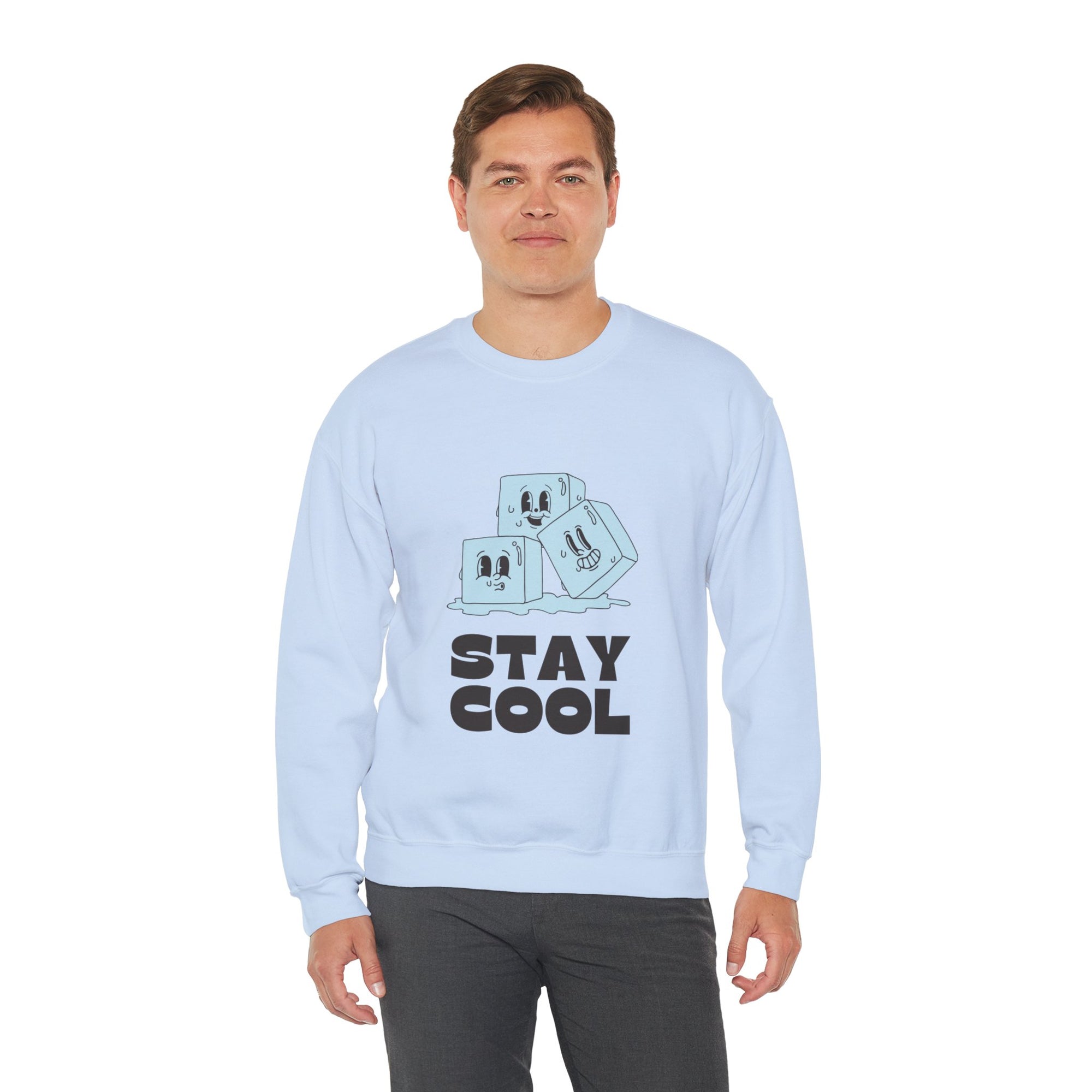 Stay Cool Customized Unisex Heavy Blend™ Crewneck Sweatshirt