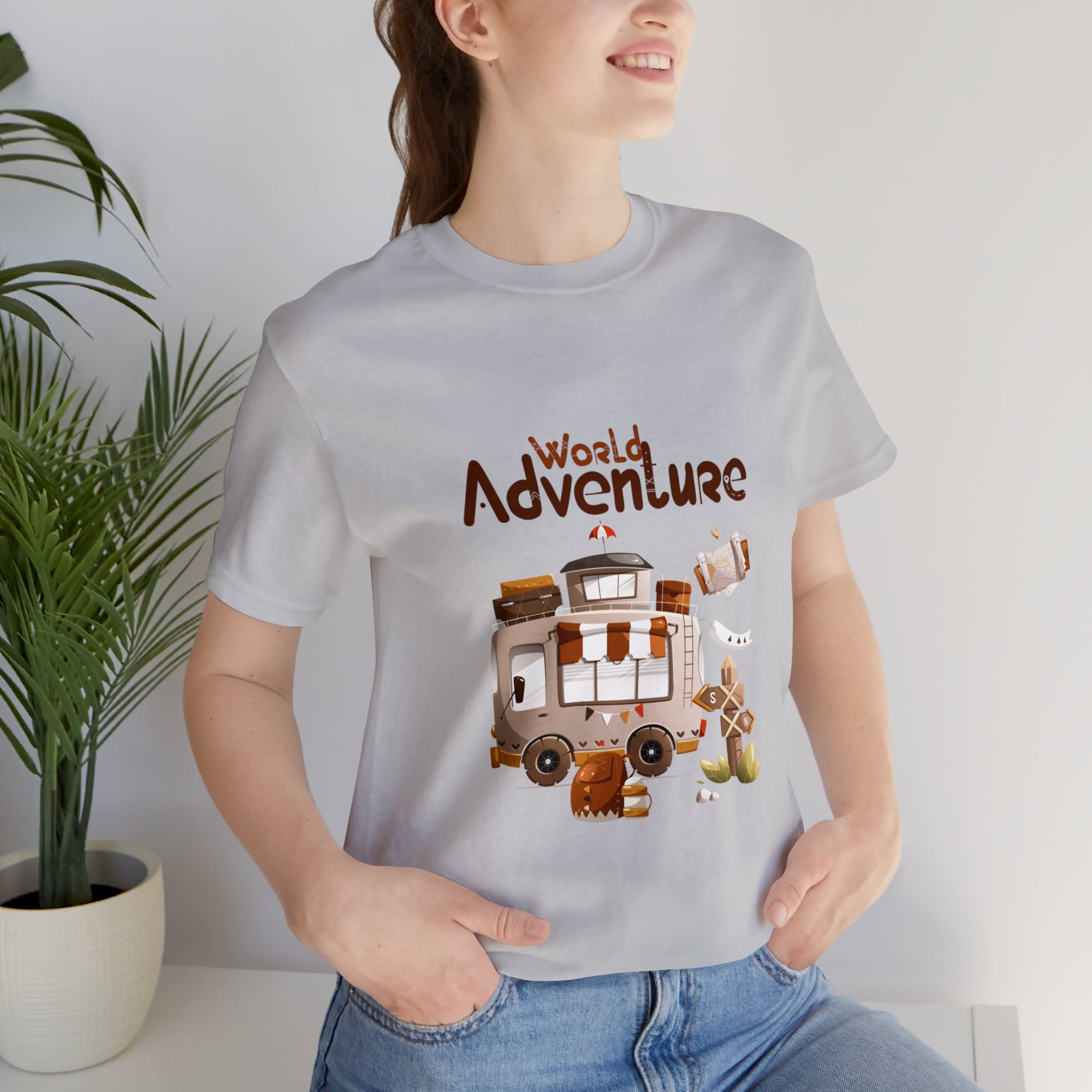World Adventure Customized Unisex Jersey Short Sleeve Tee