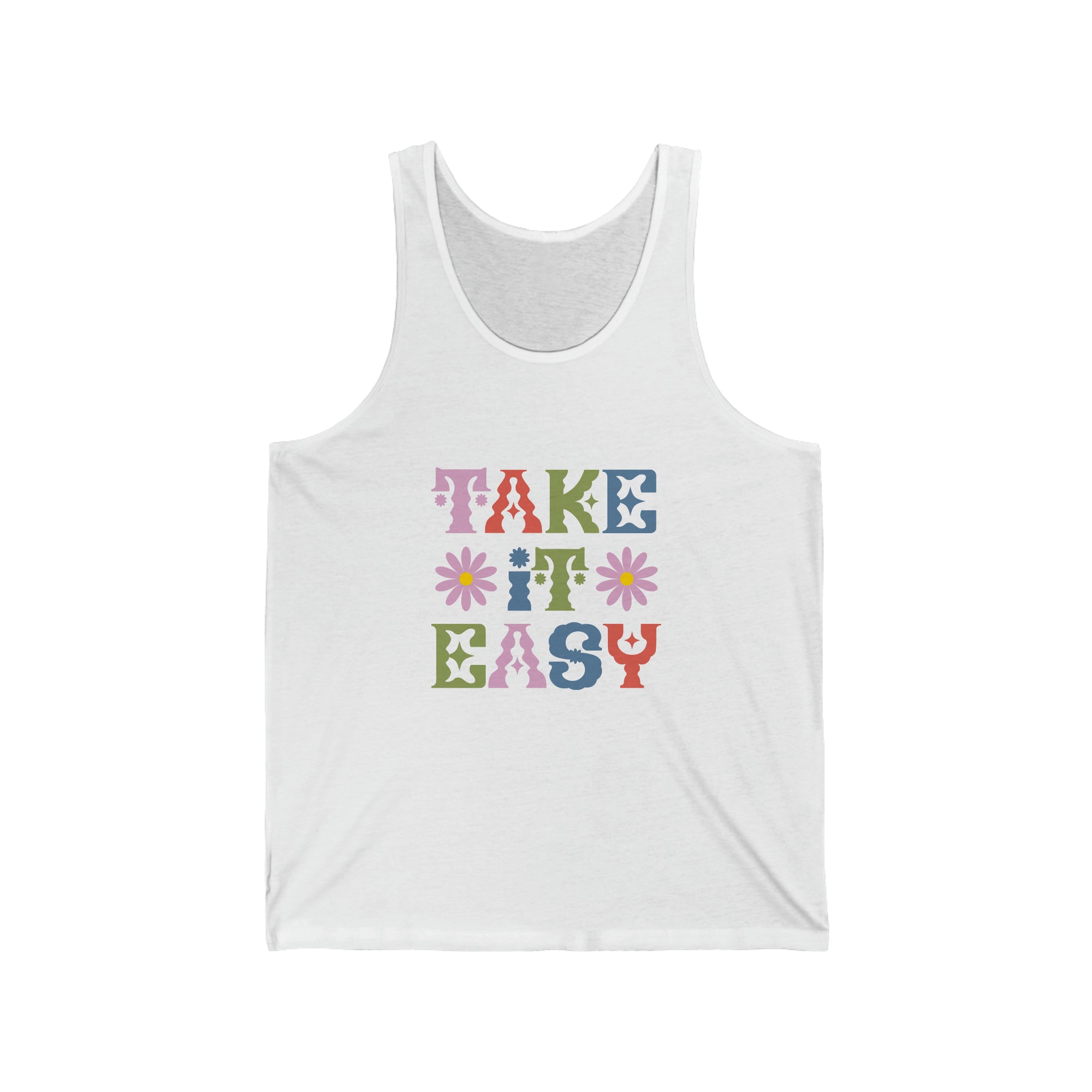 Take it Easy Customized Unisex Jersey Tank