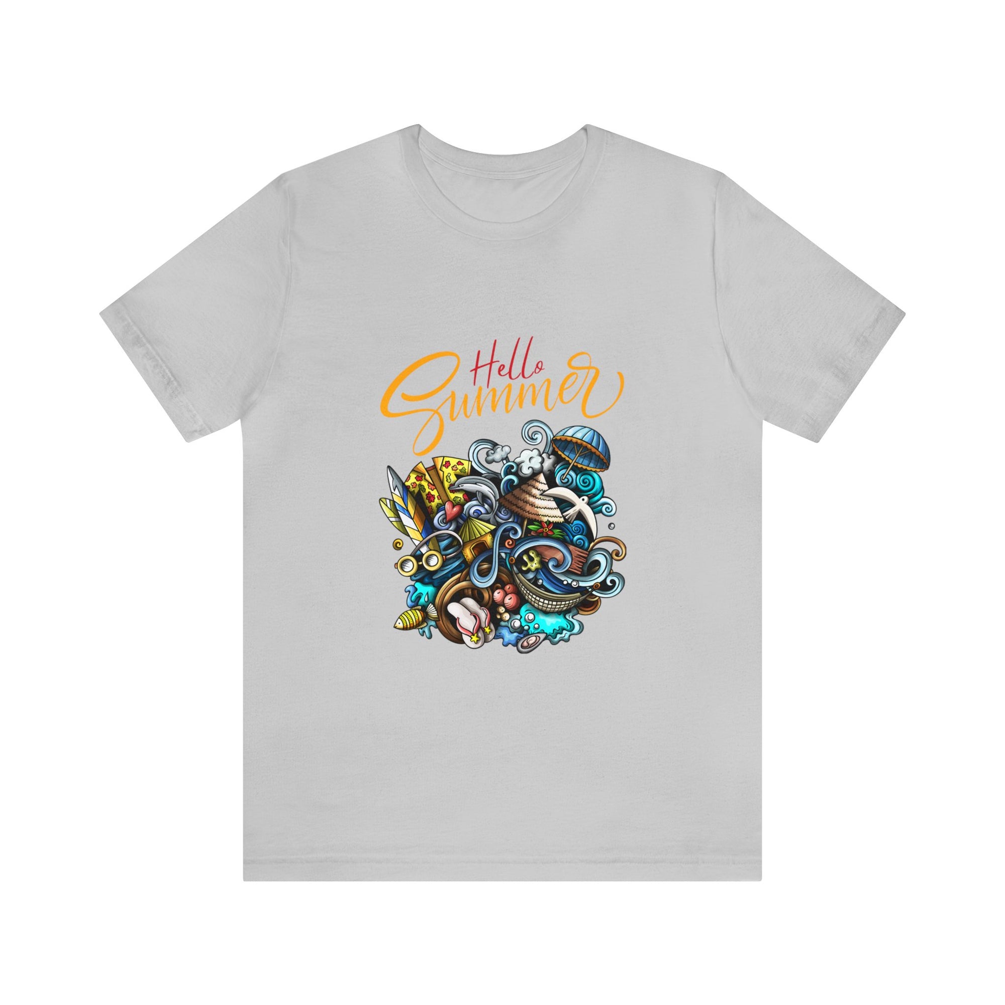 Hello Summer Customized Unisex Jersey Short Sleeve Tee