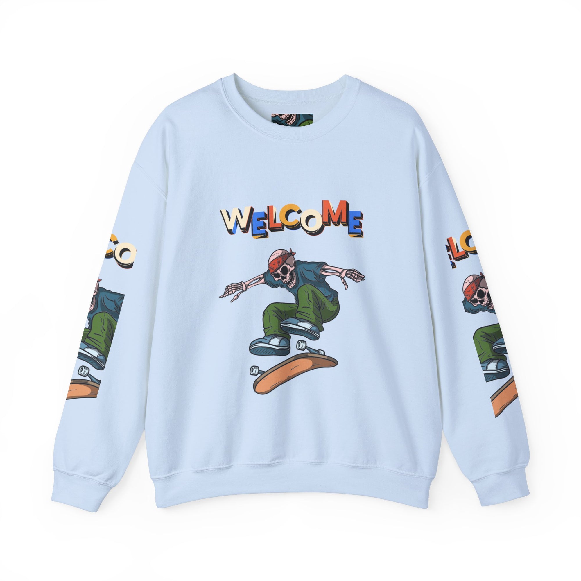 Welcome Skaters Customized Unisex Heavy Blend™ Crewneck Sweatshirt
