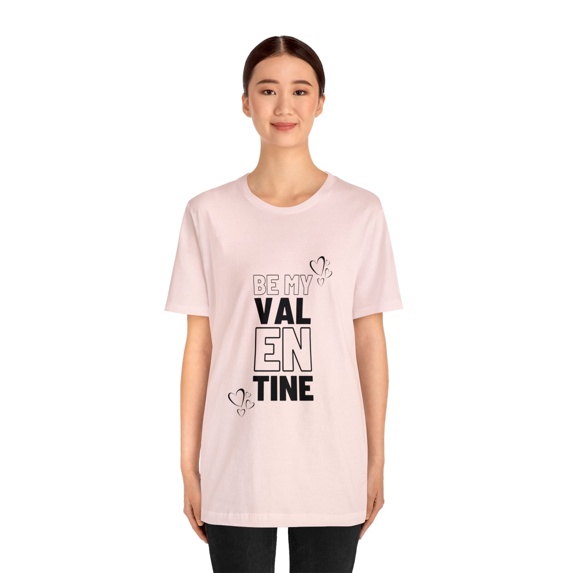 Be My Valentine Customized Unisex Jersey Short Sleeve Tee For Your Love