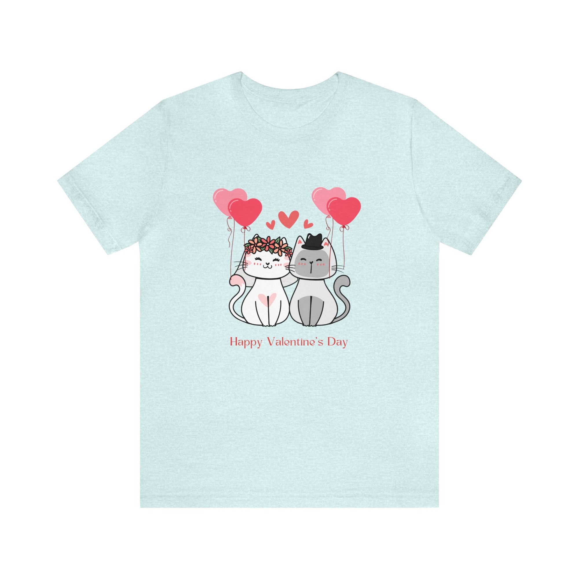 Happy Valentine's Day Customized Unisex Jersey Short Sleeve Tee