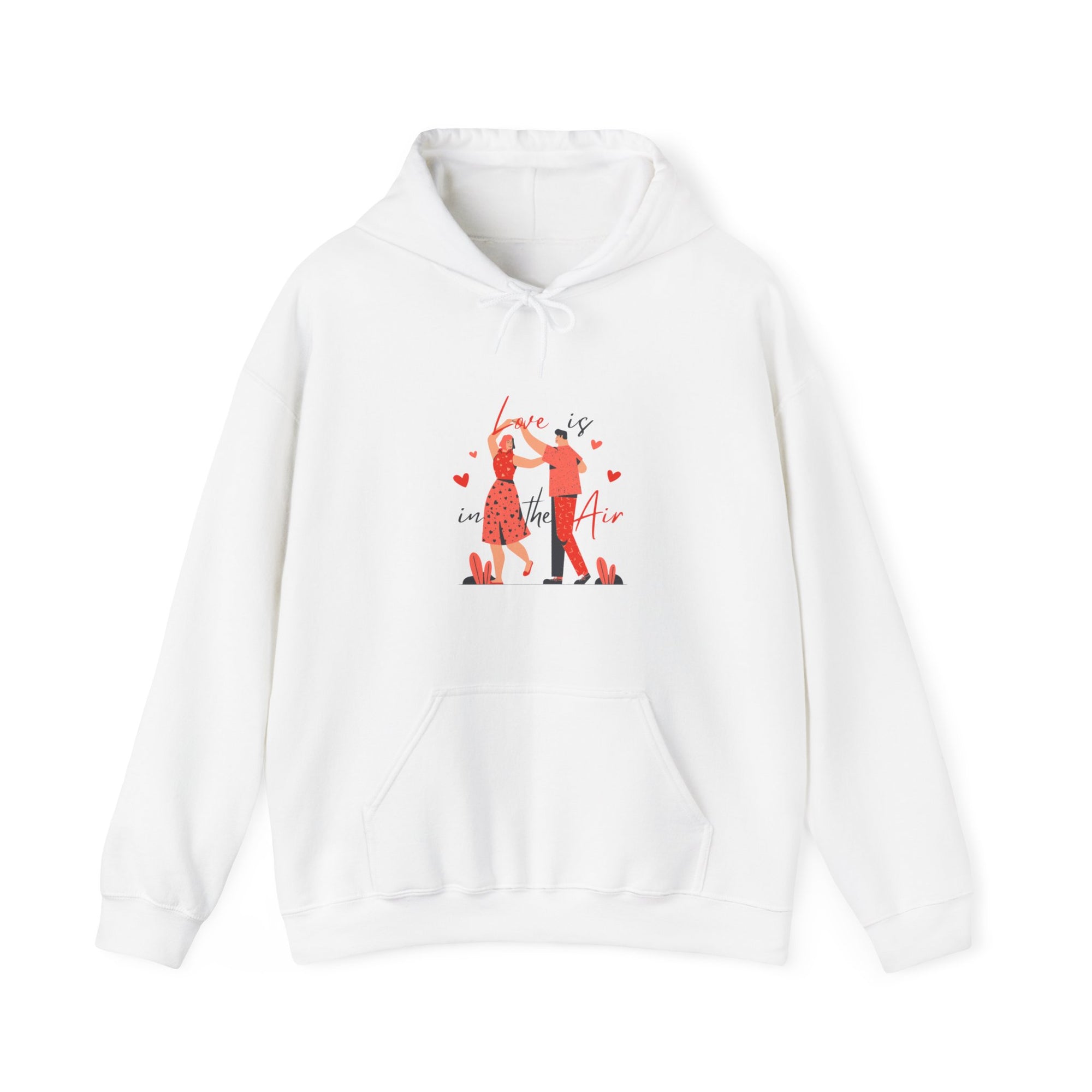 Love is in The Air Customized Unisex Heavy Blend™ Hooded Sweatshirt
