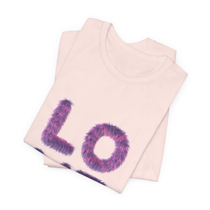A Sign of Love Customized Unisex Jersey Short Sleeve Tee