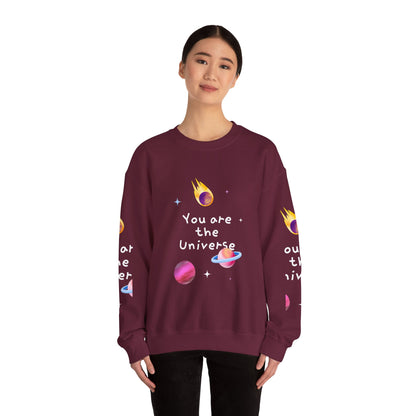 You Are The Universe Customized Unisex Heavy Blend™ Crewneck Sweatshirt