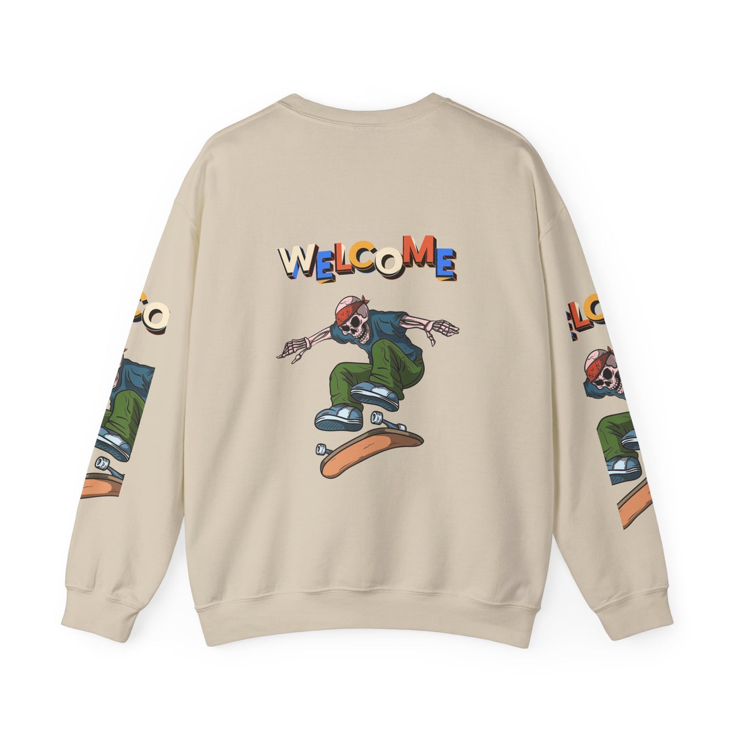 Welcome Skaters Customized Unisex Heavy Blend™ Crewneck Sweatshirt