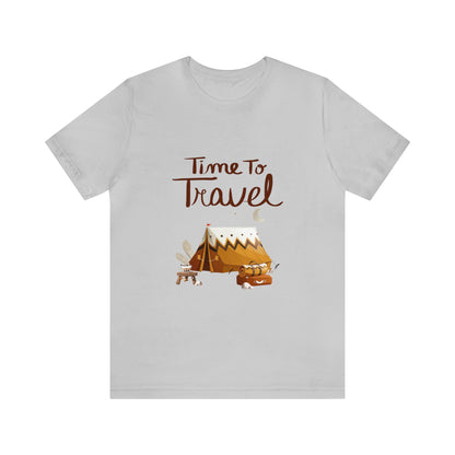 Time To Travel Customized Unisex Jersey Short Sleeve Tee