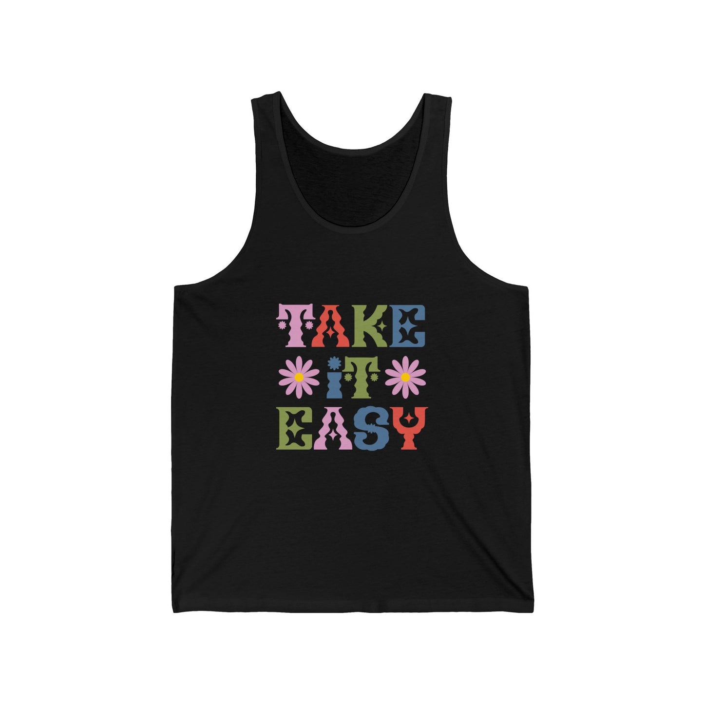 Take it Easy Customized Unisex Jersey Tank