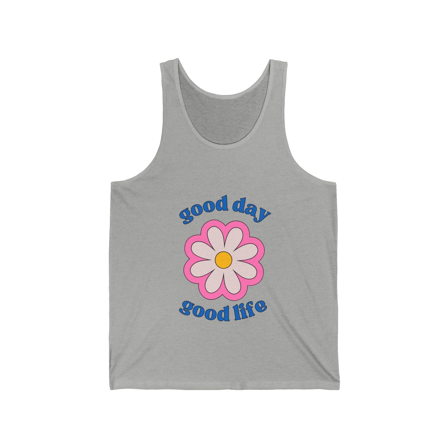 Good Day Good Life Customized Unisex Jersey Tank