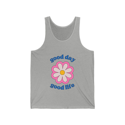 Good Day Good Life Customized Unisex Jersey Tank