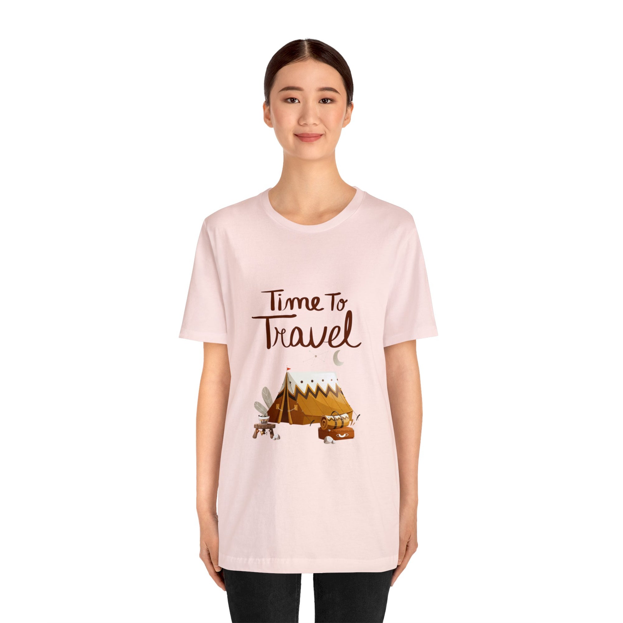 Time To Travel Customized Unisex Jersey Short Sleeve Tee