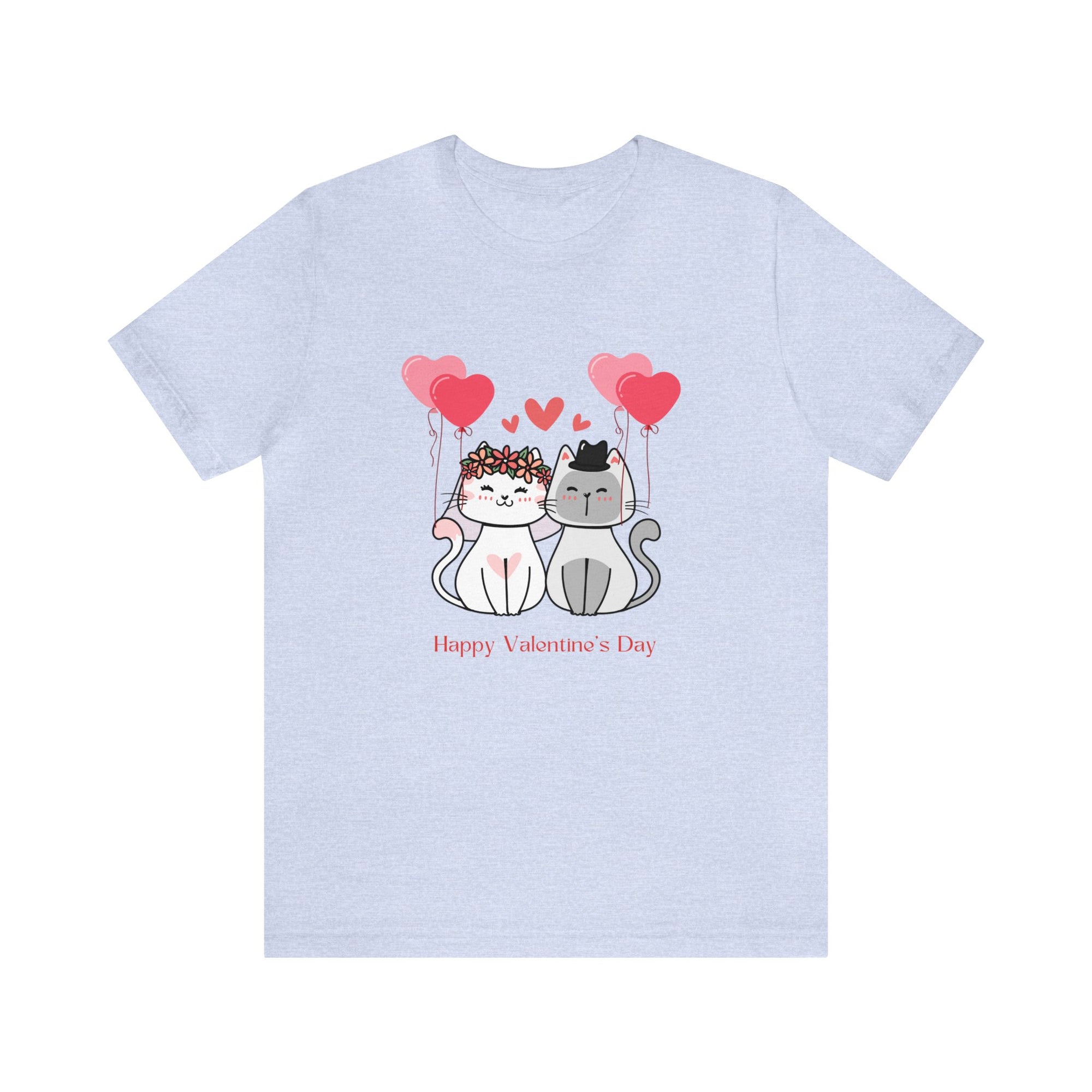 Happy Valentine's Day Customized Unisex Jersey Short Sleeve Tee