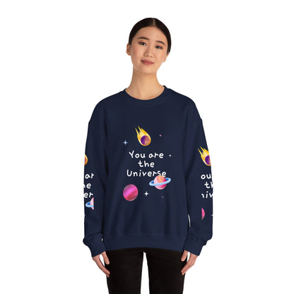 You Are The Universe Customized Unisex Heavy Blend™ Crewneck Sweatshirt
