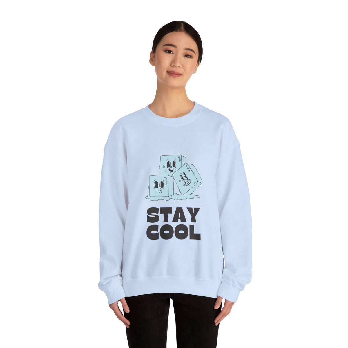 Stay Cool Customized Unisex Heavy Blend™ Crewneck Sweatshirt