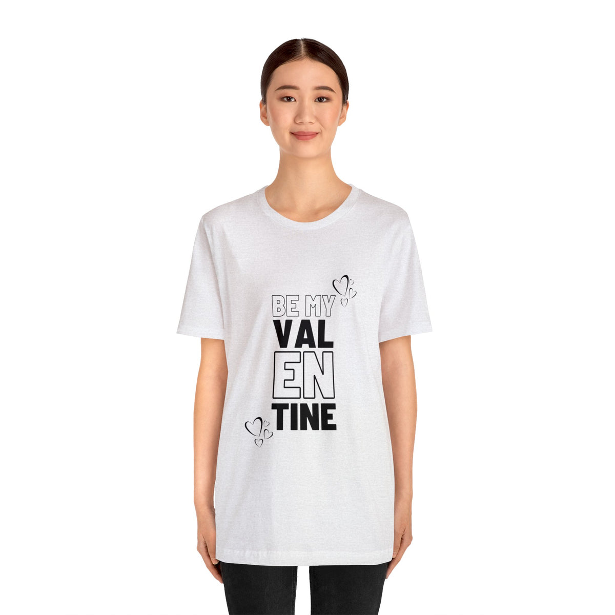 Be My Valentine Customized Unisex Jersey Short Sleeve Tee For Your Love