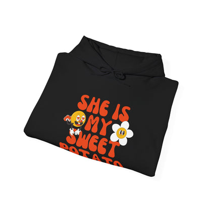 She is My Sweet Potato Customized Unisex Heavy Blend™ Hooded Sweatshirt