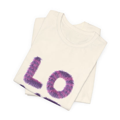 A Sign of Love Customized Unisex Jersey Short Sleeve Tee