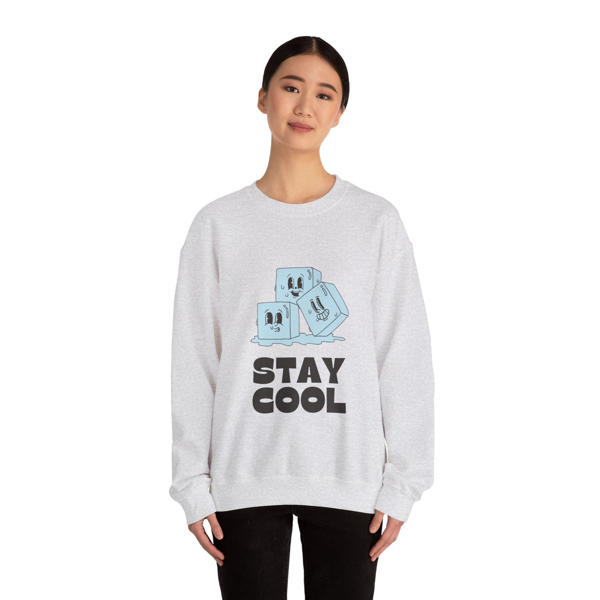 Stay Cool Customized Unisex Heavy Blend™ Crewneck Sweatshirt
